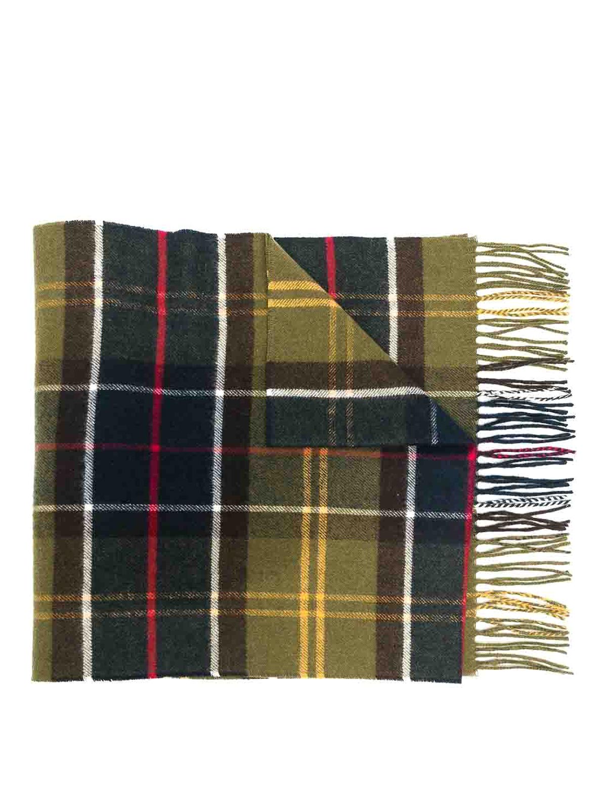 Tartan Wool Blend Scarf With Fringes USC0324TN11 (Barbour / スカーフ・マフラー ) | Barbour (バブアー)