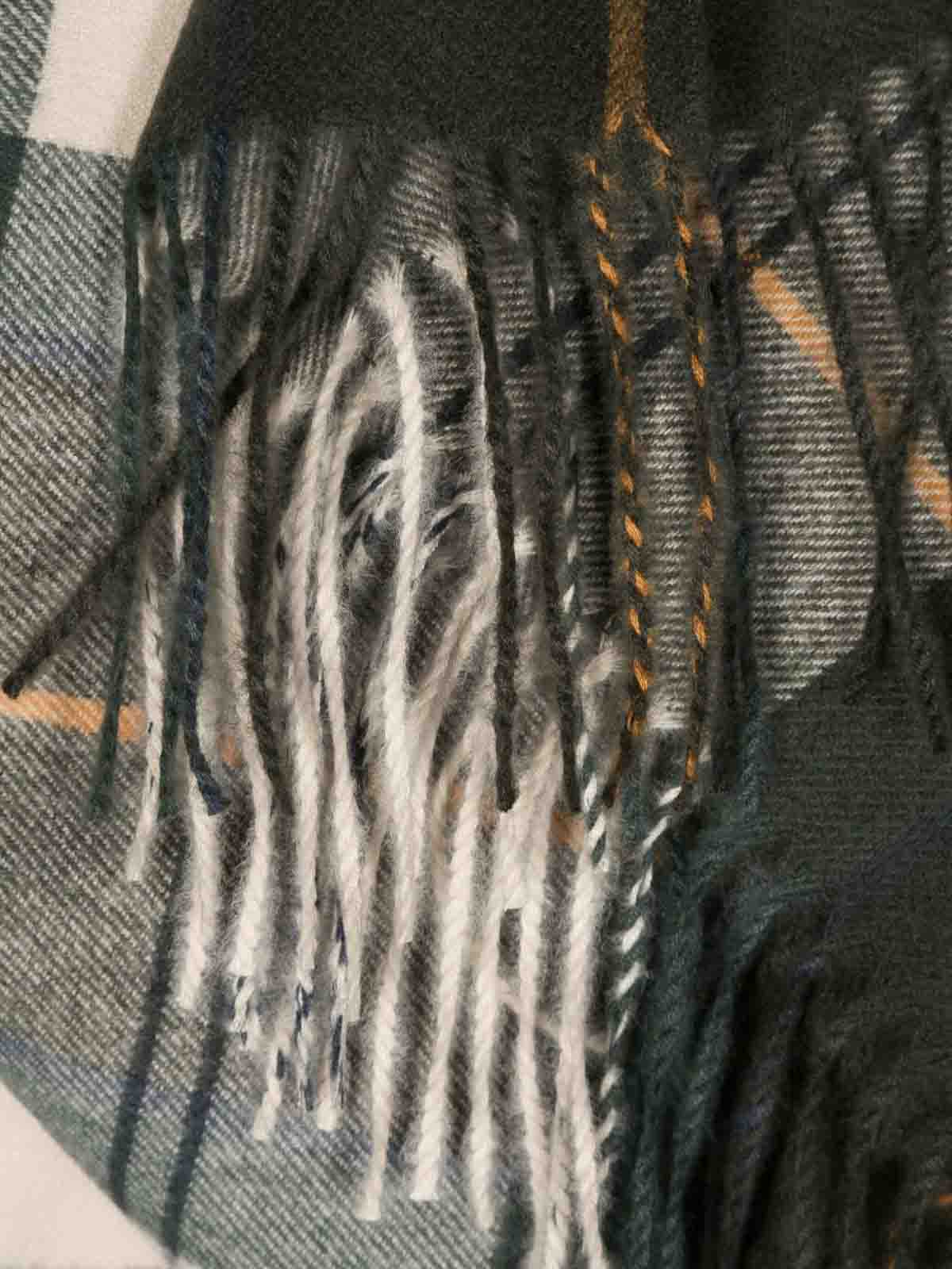 Green Fringed Checked Scarf LSC0426TN51 (Barbour / スカーフ・マフラー ) | Barbour (バブアー)(2)