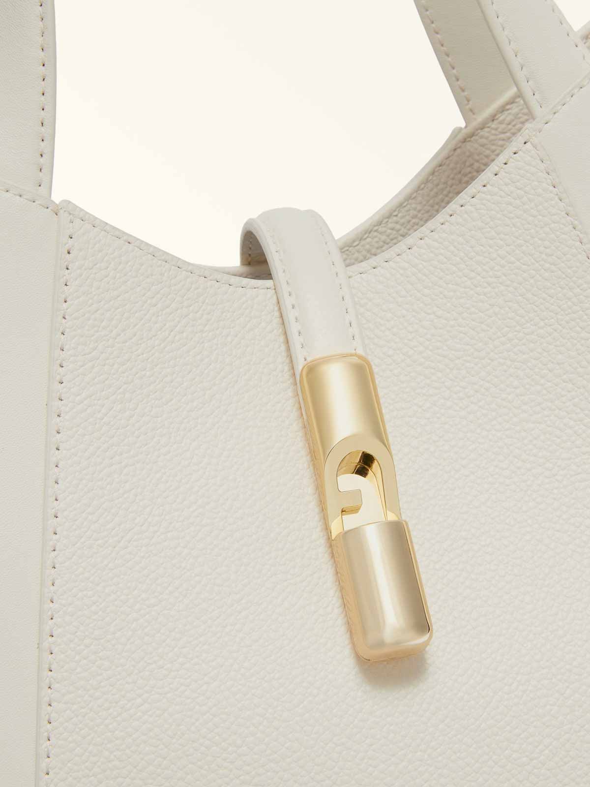 Hand bag drop s tote in leather cream color WB01789BX3353PNN00 (FURLA / ハンドバッグ・ショルダーバッグ ) | FURLA (フルラ)(2)