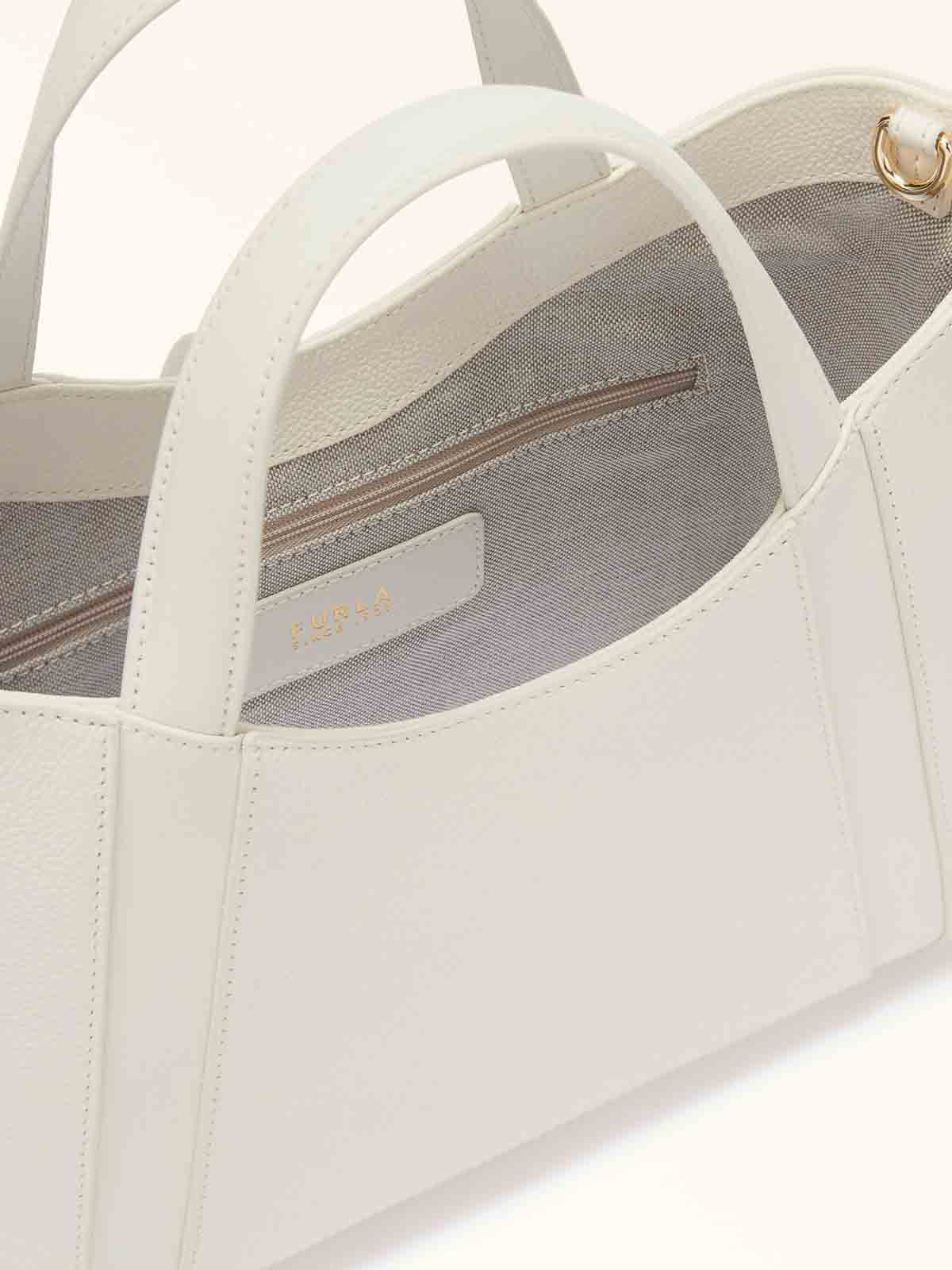 Hand bag drop s tote in leather cream color WB01789BX3353PNN00 (FURLA / ハンドバッグ・ショルダーバッグ ) | FURLA (フルラ)(4)