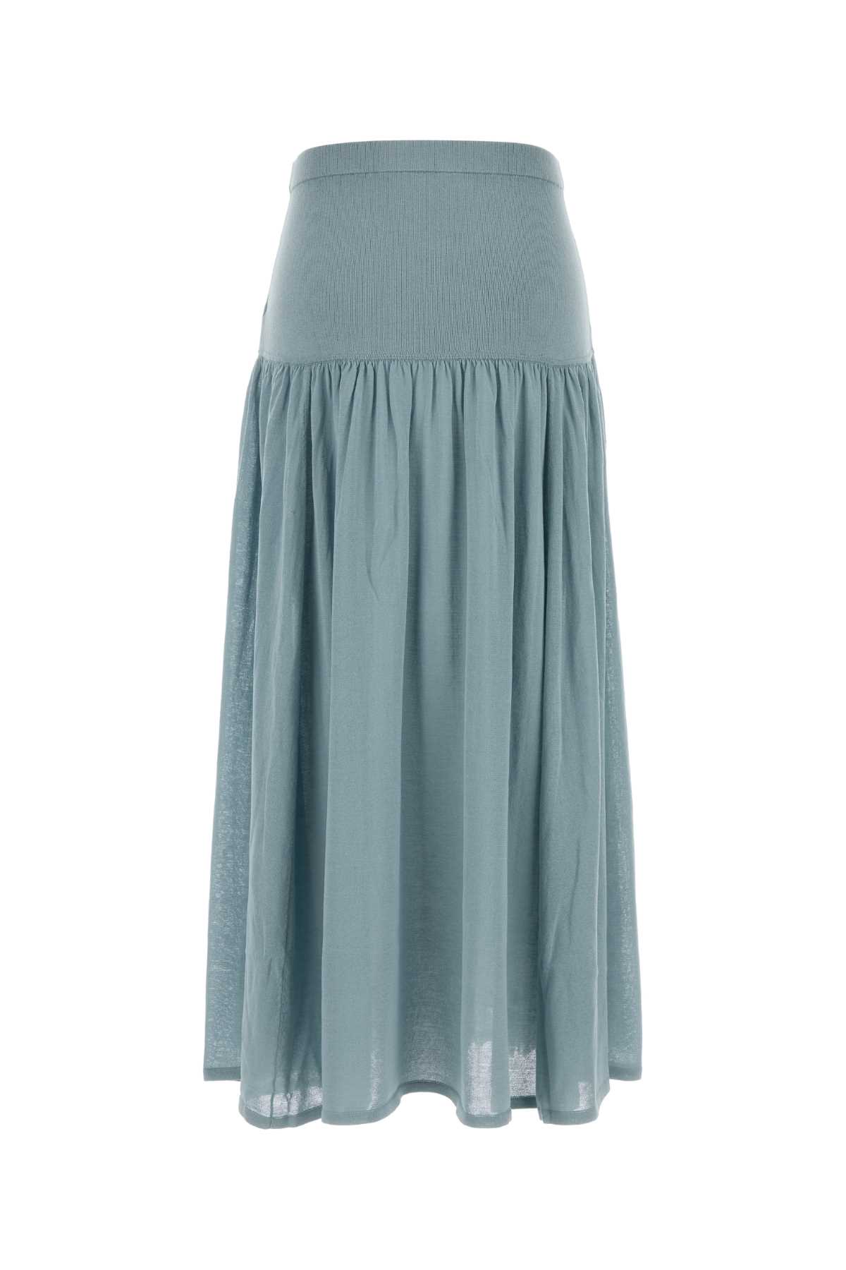 Light blue cotton blend Hypnotic skirt 4896SF251DBL (ZIMMERMANN / スカート ) | ZIMMERMANN (ジマーマン)(1)