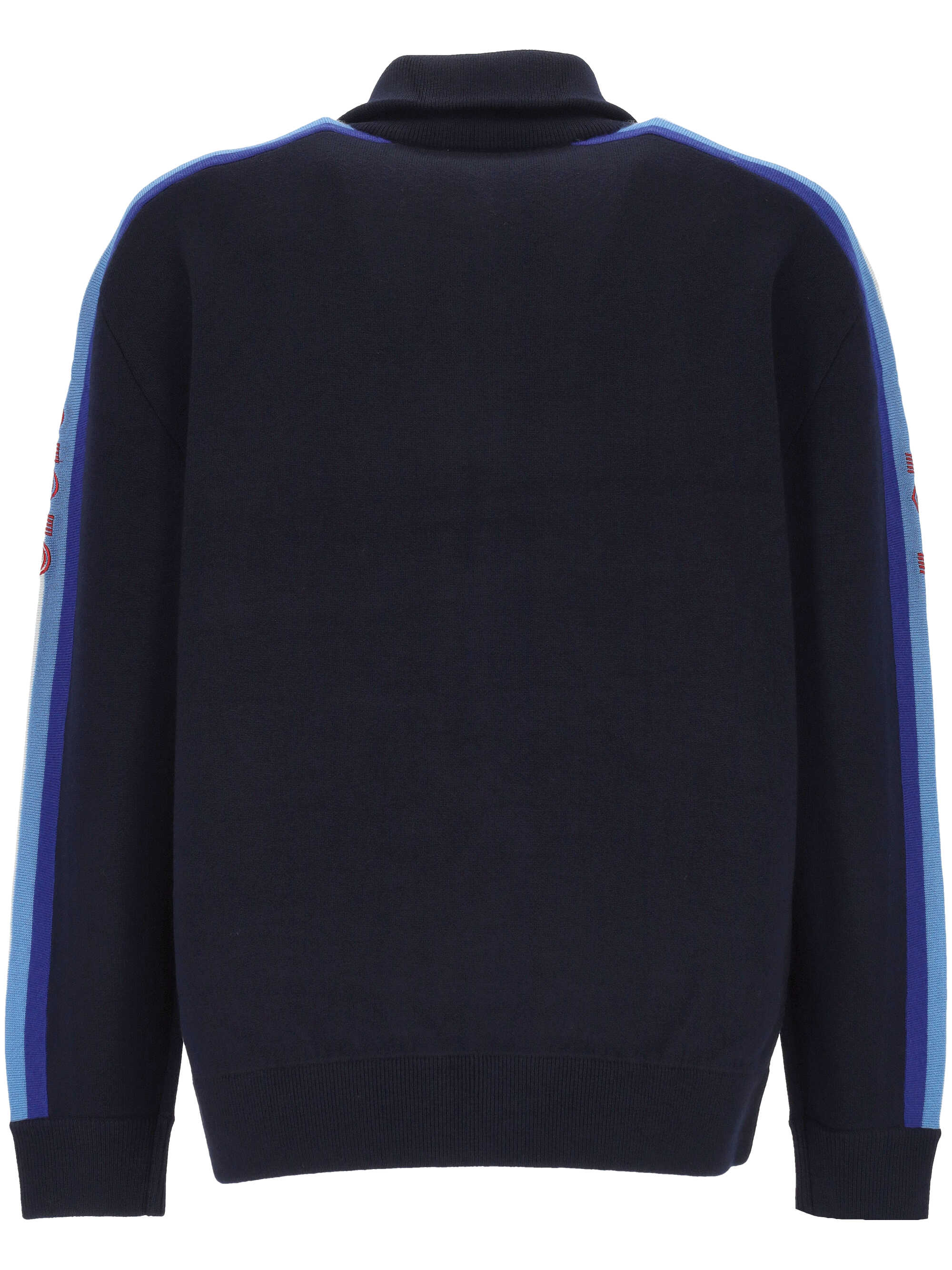 DROLE DE MONSIEUR Sweaters Blue ICA153WO007NY (Drôle De Monsieur / スウェット・フーディー ) | Drôle De Monsieur (ドロールドムッシュ)(2)