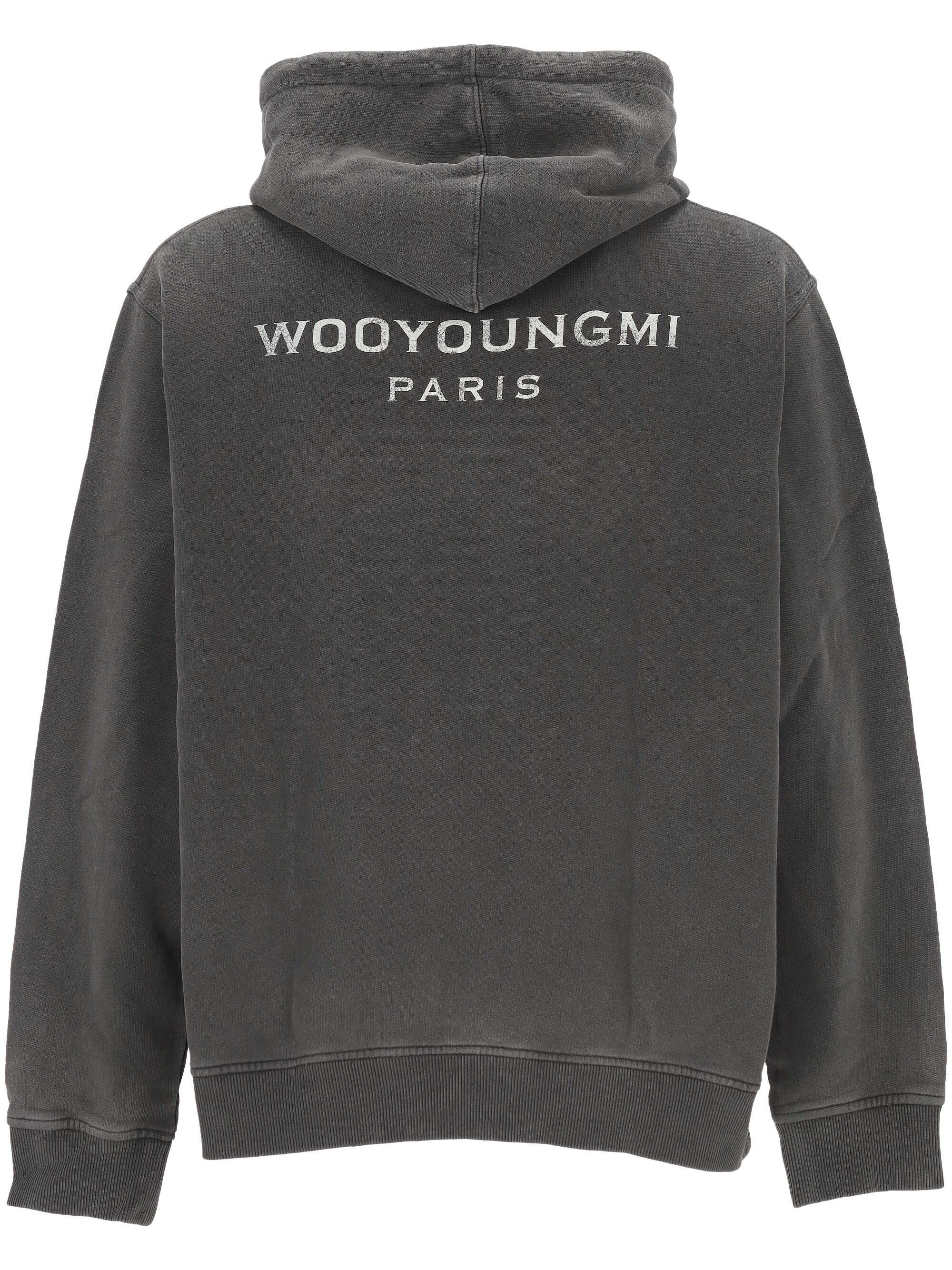 WOOYOUNGMI T-shirts and Polos Grey W253TS37777G (WOOYOUNGMI / スウェット・フーディー ) | WOOYOUNGMI (ウーヨンミ)(2)
