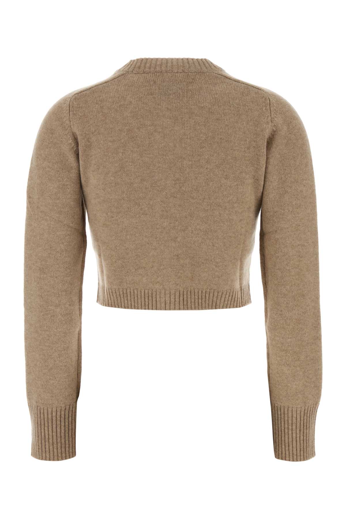 Cappuccino cashmere Zephir cardigan ZEPHIRLDSBEIGEMELANGE (LOULOU STUDIO / ニット・セーター・カーディガン ) | LOULOU STUDIO (ルルスタジオ)(1)