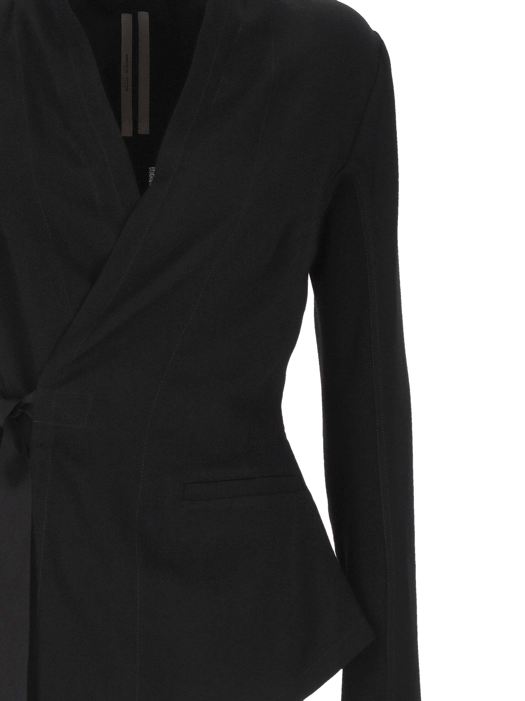 Rick Owens Jackets Black RP02E4707WA09 (Rick Owens / ブレザー・ジャケット ) | Rick Owens (リック オウエンス)(1)