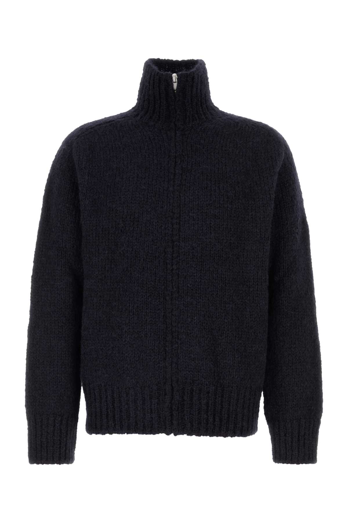 Midnight blue mohair blend cardigan J47HP0016J14733402 (Jil Sander / ニット・セーター・カーディガン ) | Jil Sander (ジルサンダー)