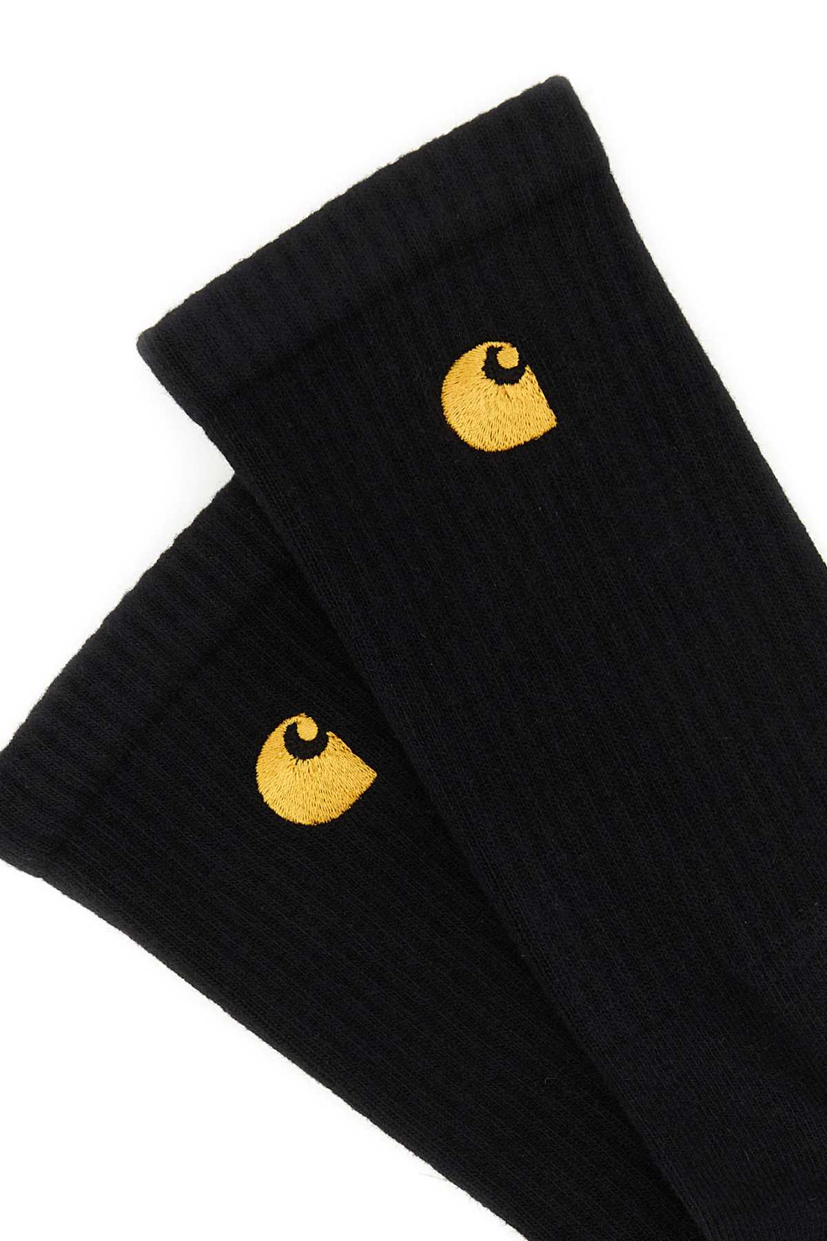 Black stretch cotton blend Chase Socks I02942100FXX (Carhartt WIP / アンダーウェア ) | Carhartt WIP (カーハート)(2)