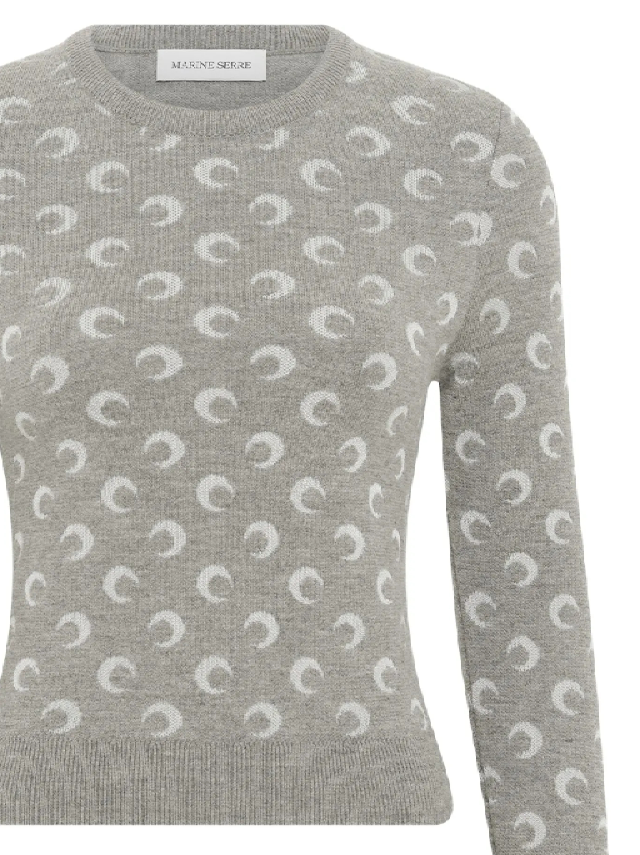 MARINE SERRE Sweaters WTK014BCKNI0530GR60 (MARINE SERRE / ニット・セーター・カーディガン ) | MARINE SERRE (マリーン セル)(1)