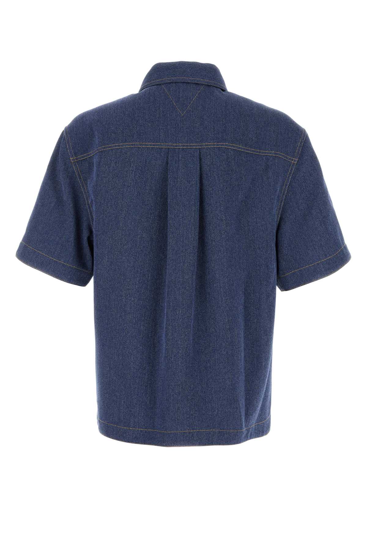 Melange blue drill shirt 826264V5CN04245 (Bottega Veneta / シャツ・ブラウス ) | Bottega Veneta (ボッテガ・ヴェネタ)(1)