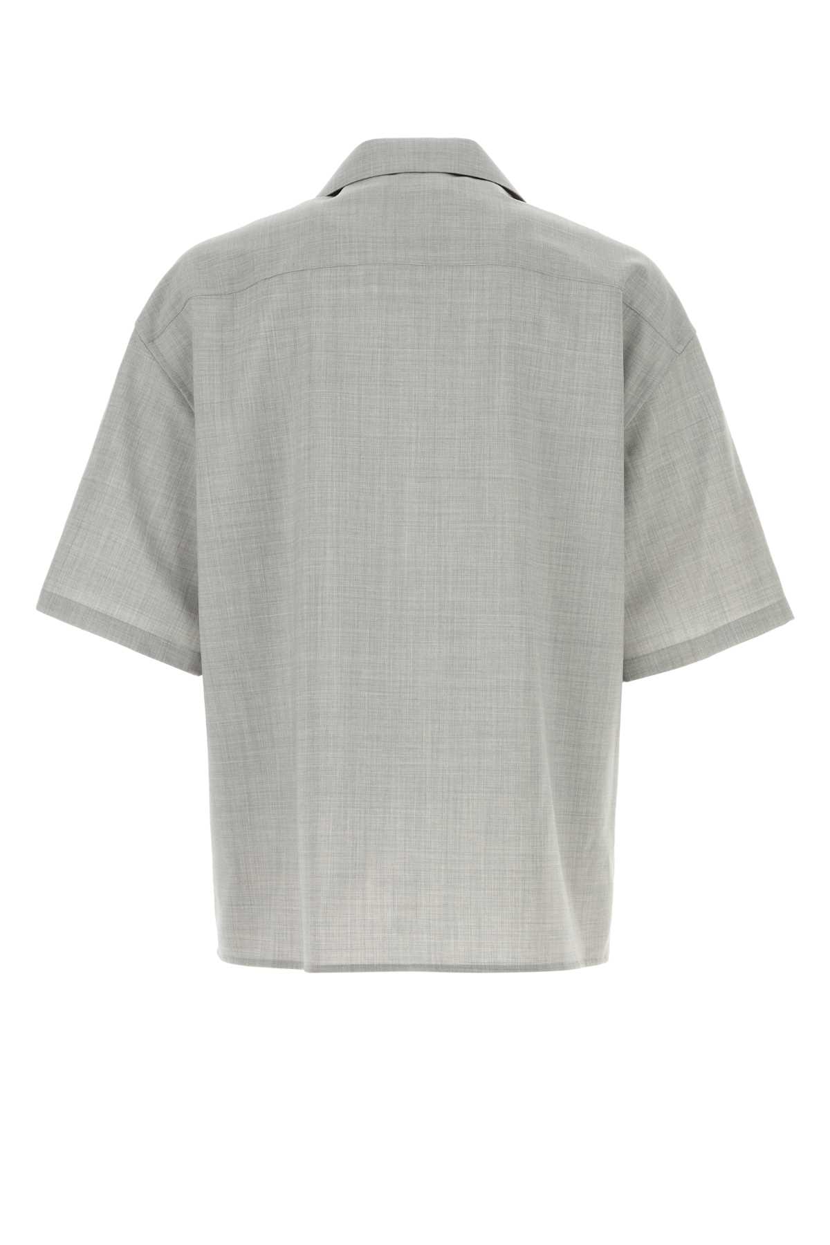 Grey wool shirt H526Y05WFBGREY (LOEWE / シャツ・ブラウス ) | LOEWE (ロエベ)(1)