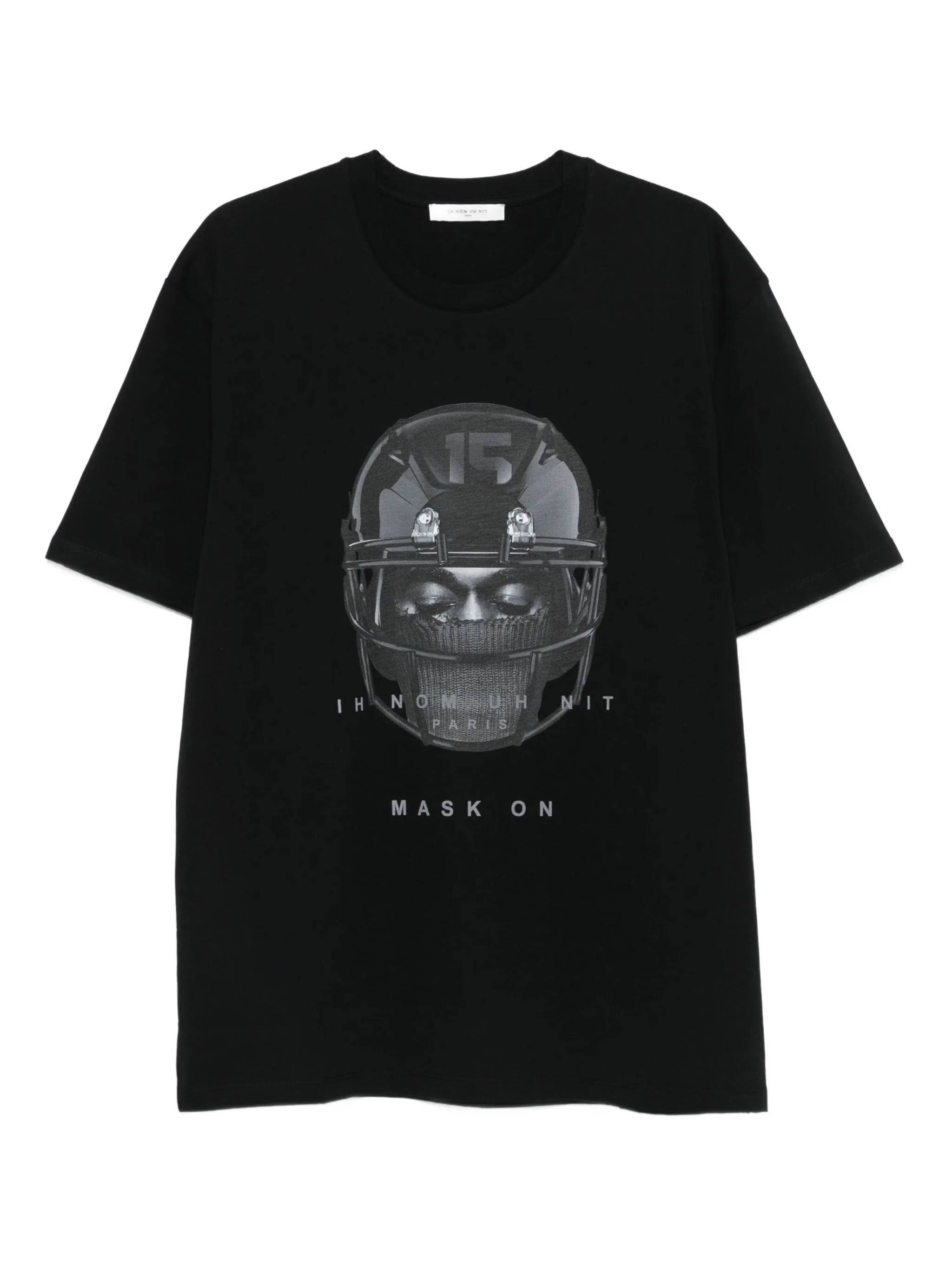 Ih Nom Uh Nit T-shirts and Polos Black NUW25228009 (IH NOM UH NIT / Tシャツ・カットソー ) | IH NOM UH NIT (インノミネイト)