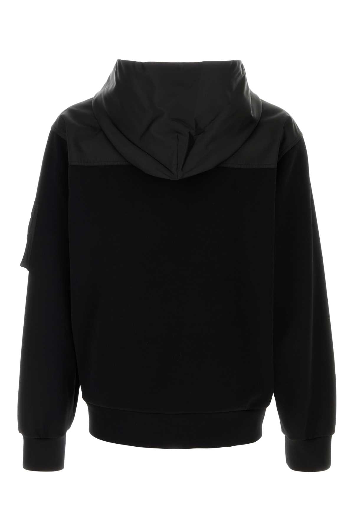 Black cotton blend sweatshirt UJL04CSOOO11JEF0806 (Prada / スウェット・フーディー ) | Prada (プラダ)(1)