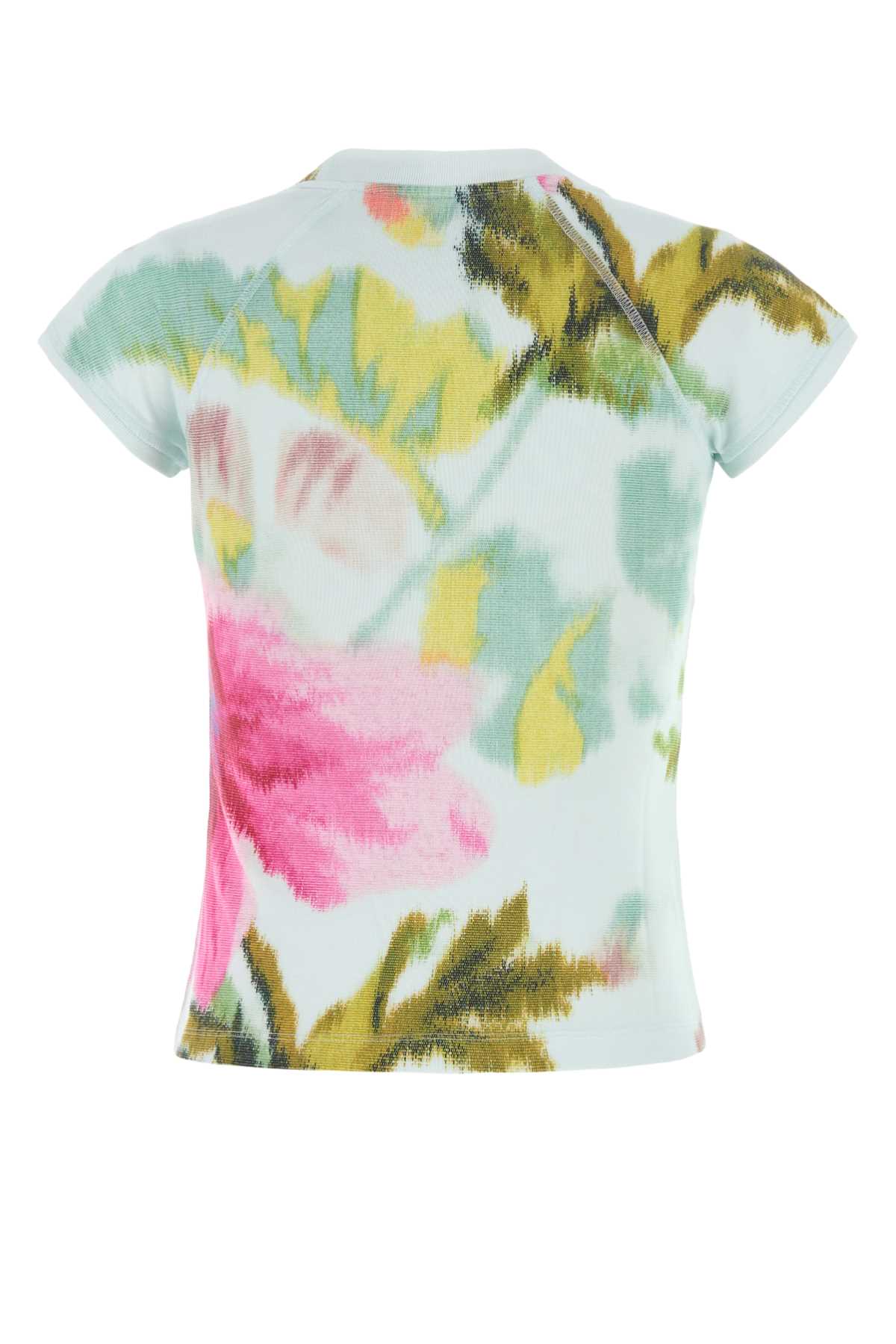 Printed cotton blend t-shirt S359Y22X95LIGBLUMUL (LOEWE / Tシャツ・カットソー ) | LOEWE (ロエベ)(1)