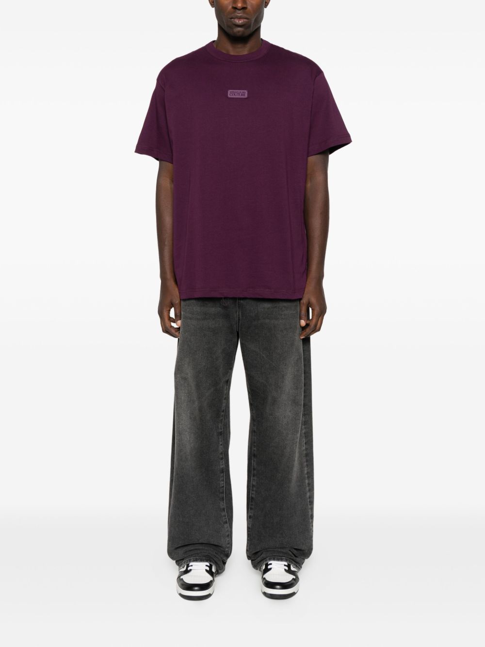 VERSACE JEANS COUTURE T-shirts and Polos Bordeaux 79GAHT08CJ00T317 (VERSACE JEANS COUTURE / Tシャツ・カットソー ) | VERSACE JEANS COUTURE (ヴェルサーチェ ジーンズ クチュール)(1)