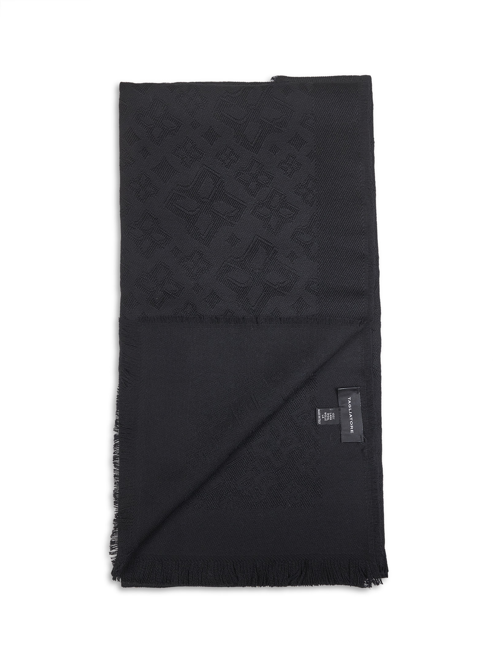 Tagliatore Scarfs Black SCIARPA55AINTI2501NERO (TAGLIATORE / スカーフ・マフラー ) | TAGLIATORE (タリアトーレ)(1)