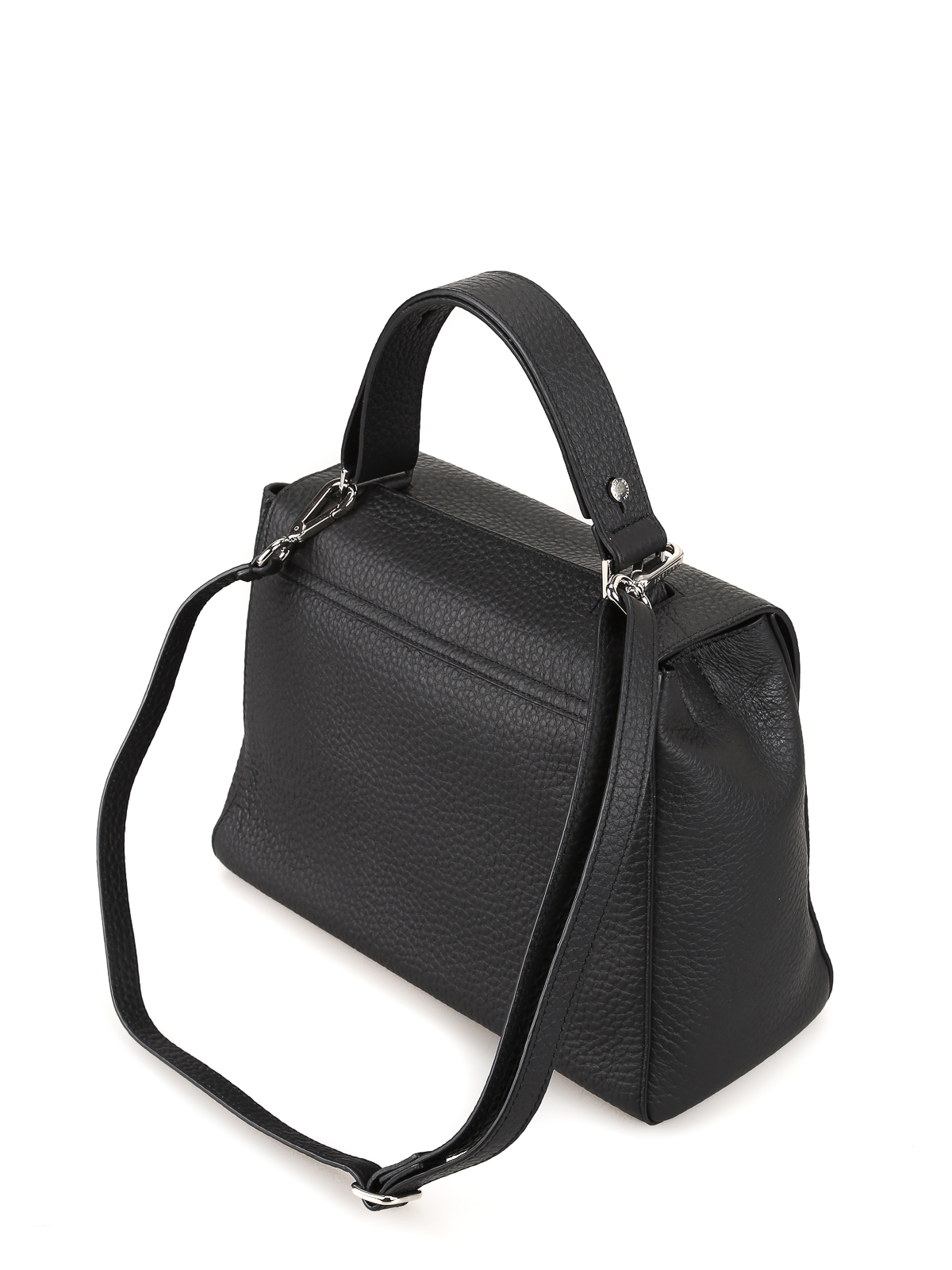 Sveva pebbled leather medium bag BT2006SOFTNERO (ORCIANI / ハンドバッグ・ショルダーバッグ ) | ORCIANI (オルチアーニ)(1)