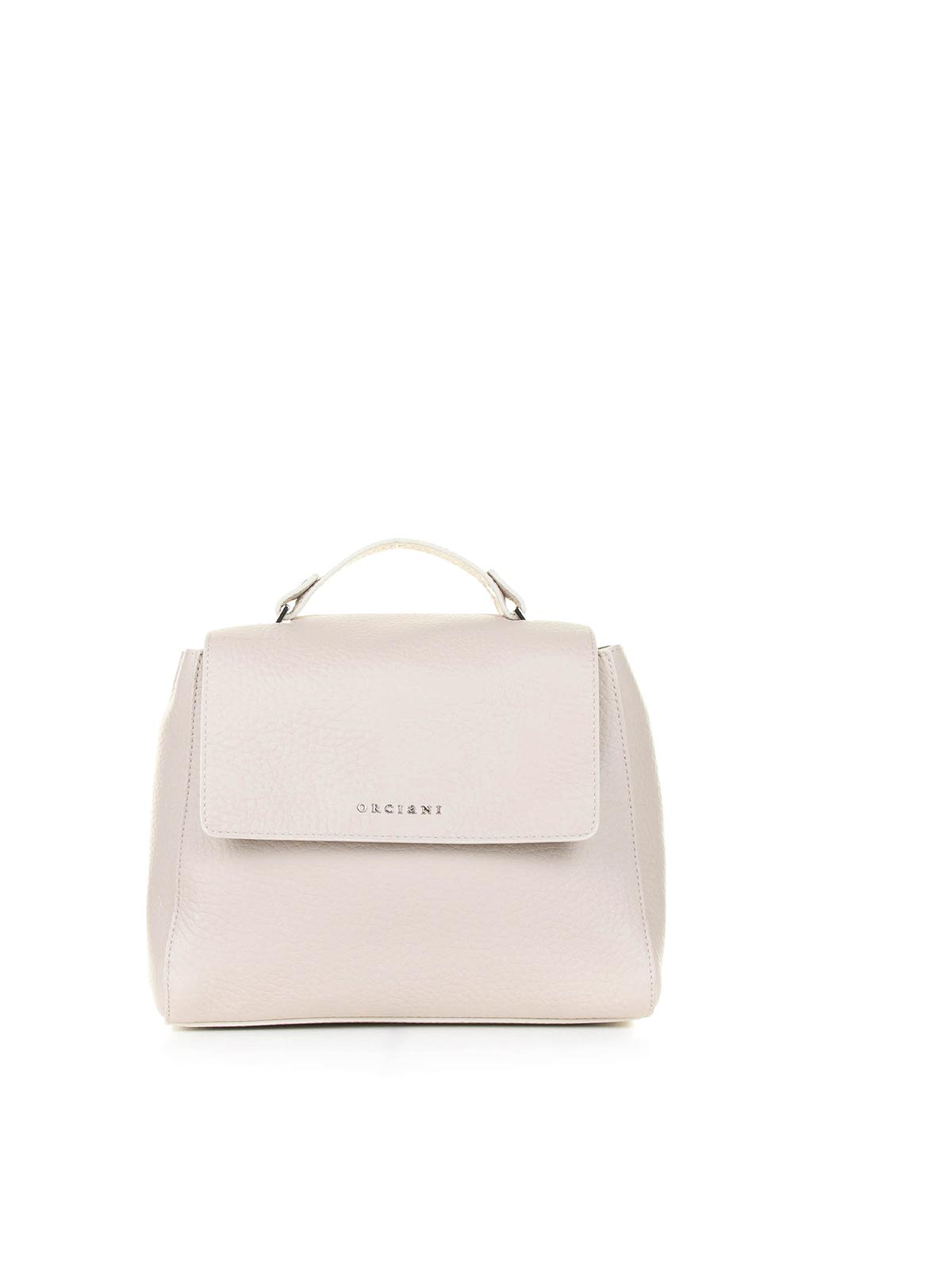 Sveva S Ivory Shoulder Bag In Leather B01999SOFTAVORIO (ORCIANI / ハンドバッグ・ショルダーバッグ ) | ORCIANI (オルチアーニ)