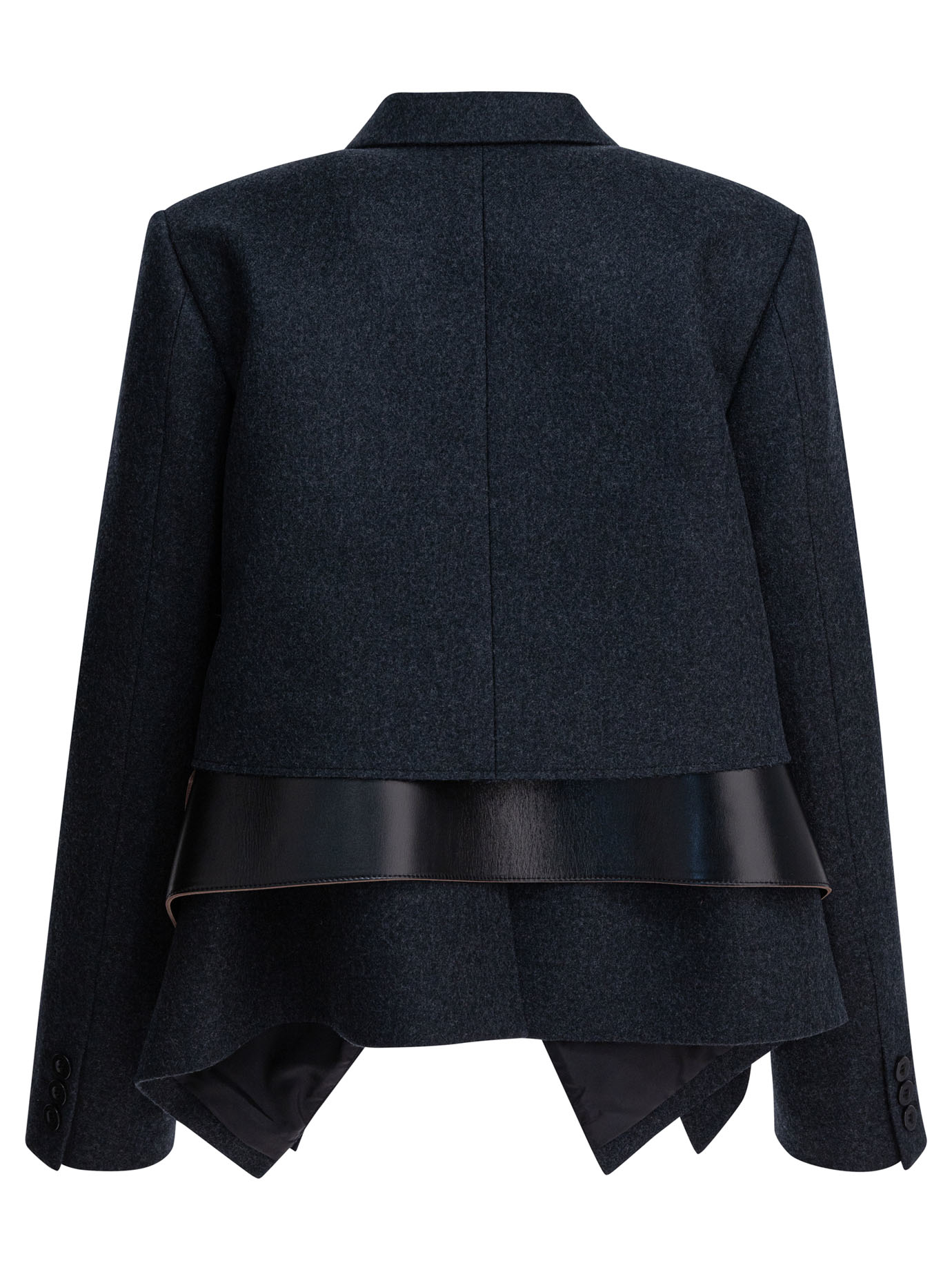 Wool and leather coat 2508205327 (sacai / ブレザー・ジャケット ) | sacai (サカイ)(1)