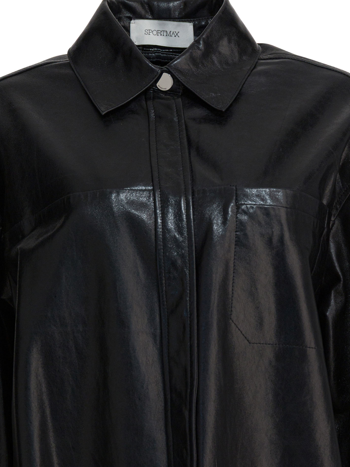 Leather shirt 2522446022BOREL002 (Sportmax / シャツ・ブラウス ) | Sportmax (スポーツマックス)(2)