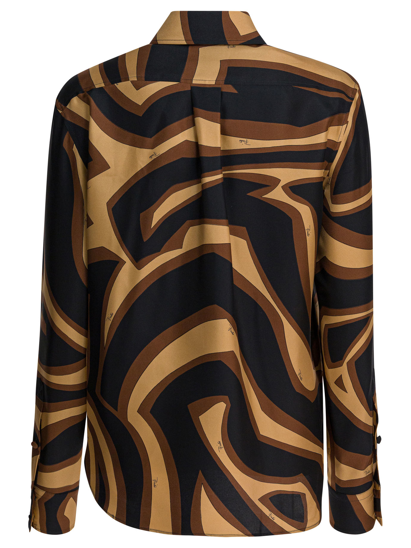 Silk shirt with Labirinto print 5URJ095U741049 (Emilio Pucci / シャツ・ブラウス ) | Emilio Pucci (エミリオプッチ)(1)