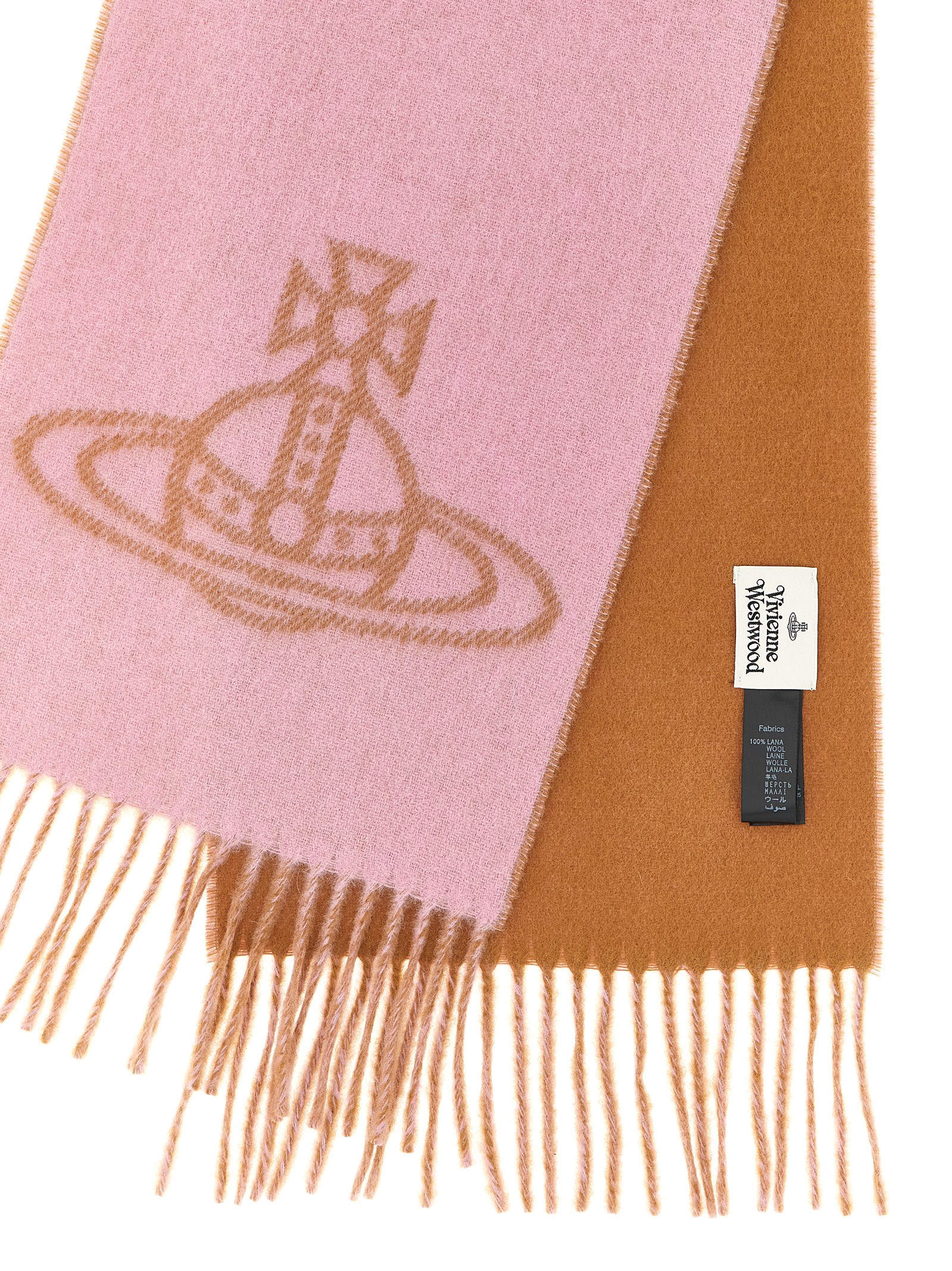 'Single Orb Double' scarf 81030006W00ZHG402 (Vivienne Westwood / スカーフ・マフラー ) | Vivienne Westwood (ヴィヴィアン・ウェストウッド)(2)
