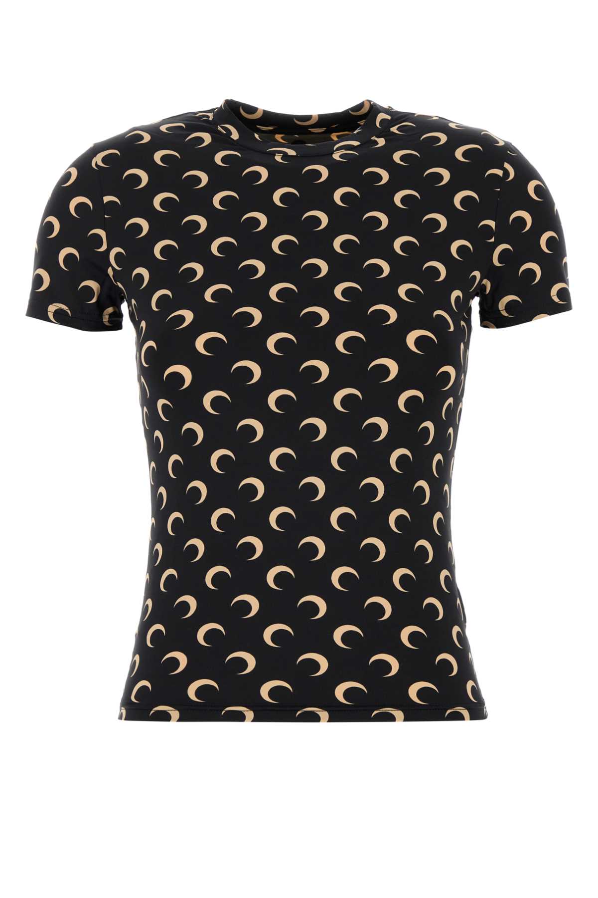 Printed stretch nylon t-shirt UTS001ACJER0001IT99 (MARINE SERRE / タンクトップ・キャミソール ) | MARINE SERRE (マリーン セル)