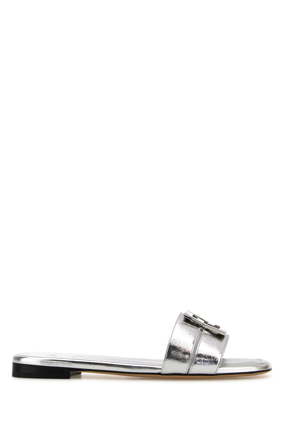 Silver leather Baguette slippers 8R8554VH6F0QW0 (FENDI / サンダル ) | FENDI (フェンディ)