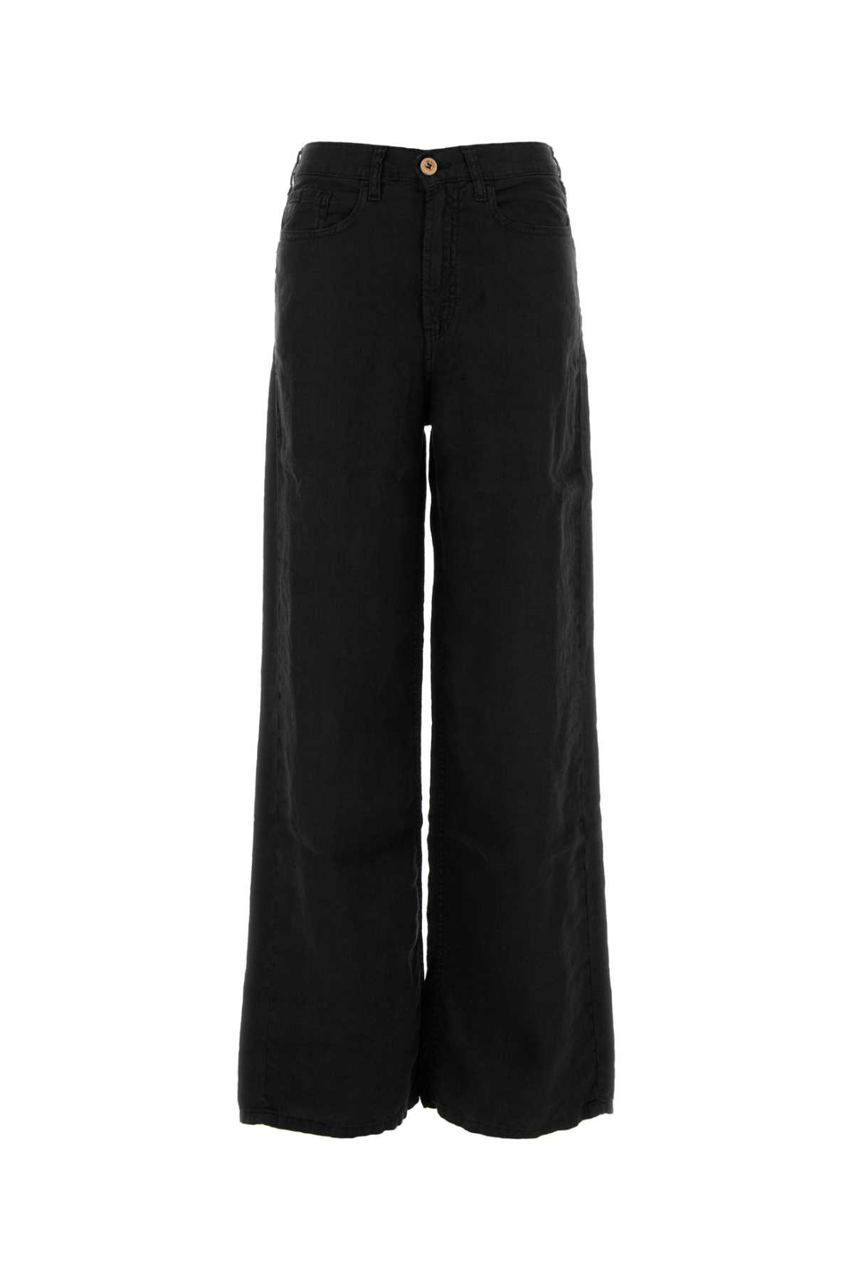 Black linen Skater wide-leg pant 3227759699 (Lois Jeans / パンツ ) | Lois Jeans (ロイス ジーンズ)
