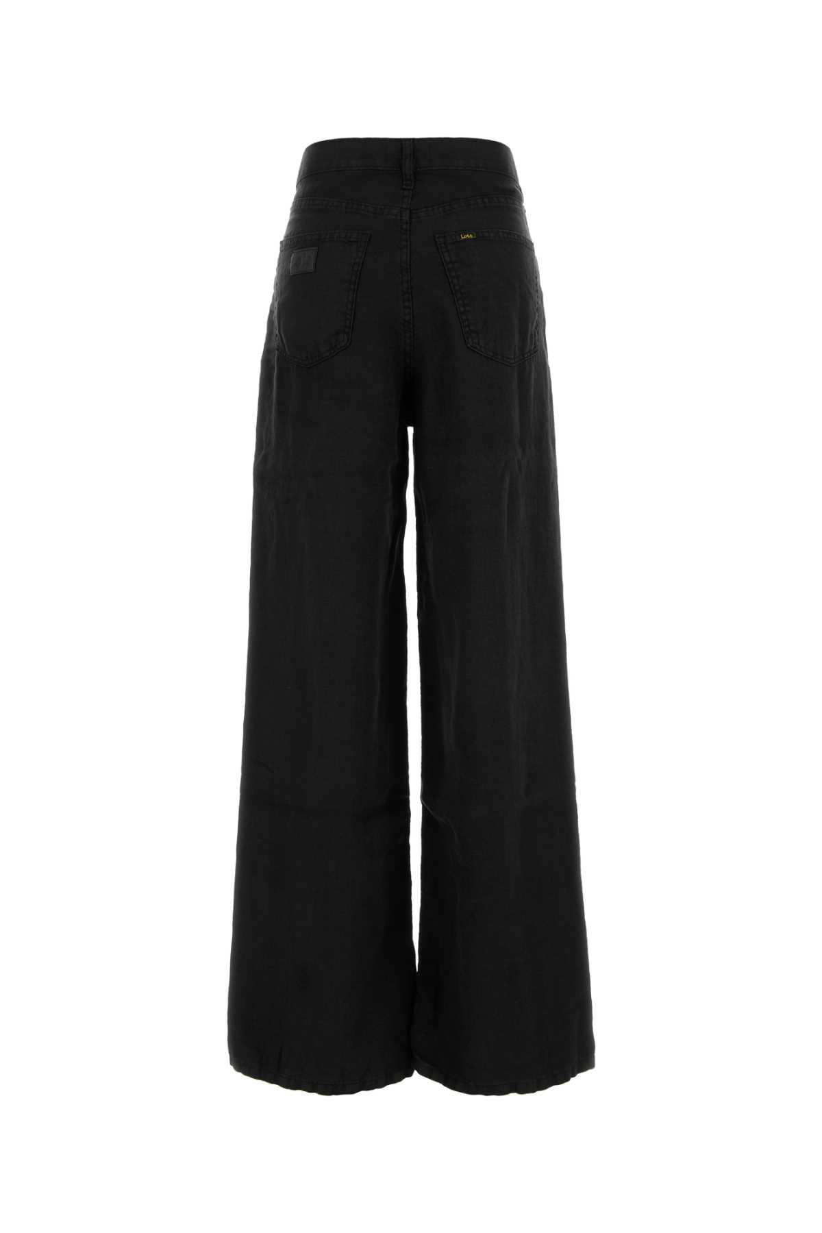 Black linen Skater wide-leg pant 3227759699 (Lois Jeans / パンツ ) | Lois Jeans (ロイス ジーンズ)(1)