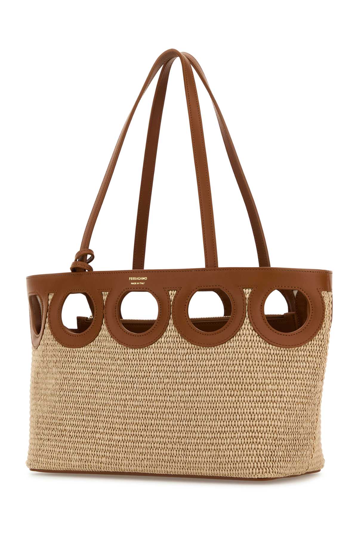 Raffia shopping bag 21A206783832NATURALE (FERRAGAMO / トートバッグ ) | FERRAGAMO (フェラガモ)(1)