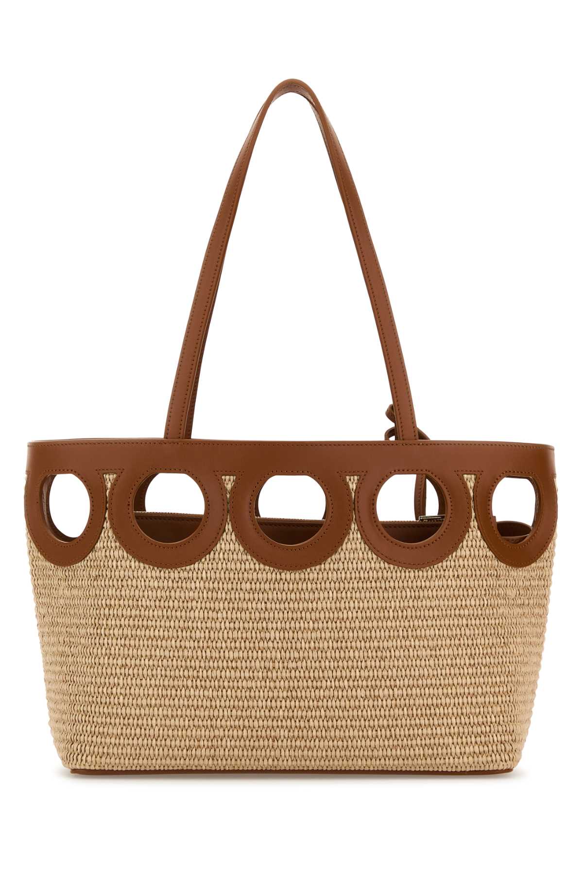 Raffia shopping bag 21A206783832NATURALE (FERRAGAMO / トートバッグ ) | FERRAGAMO (フェラガモ)(2)