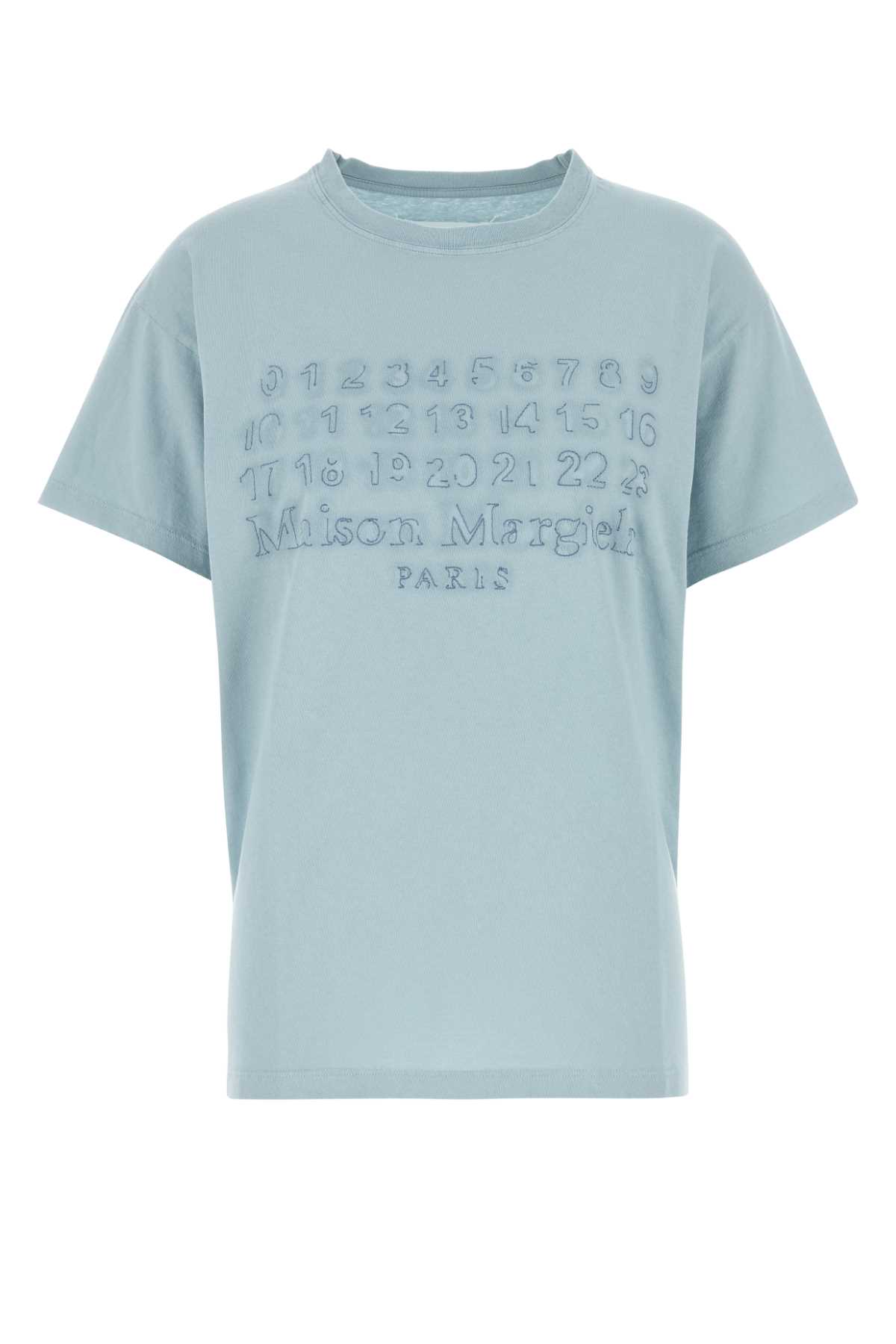 Light blue cotton t-shirt S51GC0536S24575488 (Maison Margiela / Tシャツ・カットソー ) | Maison Margiela (メゾン マルジェラ)