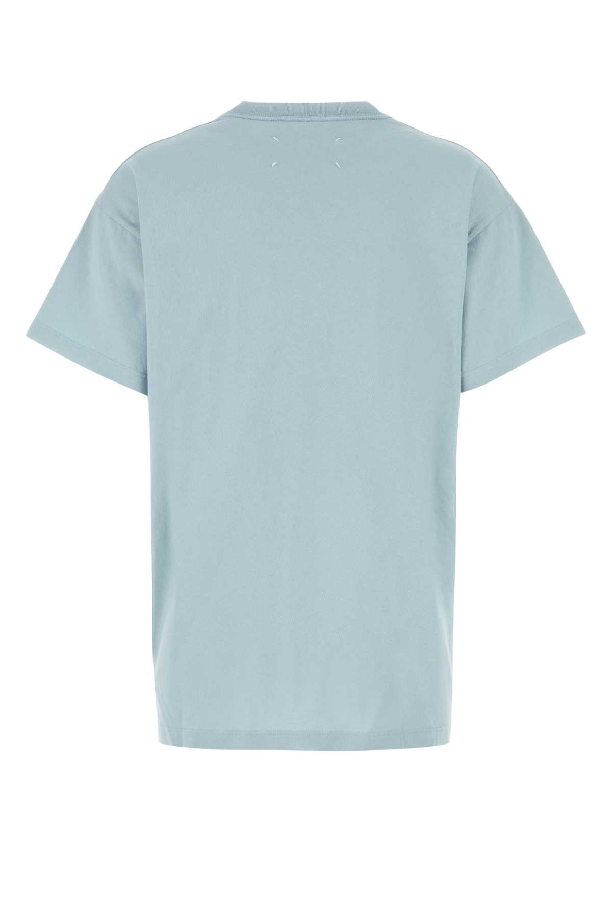 Light blue cotton t-shirt S51GC0536S24575488 (Maison Margiela / Tシャツ・カットソー ) | Maison Margiela (メゾン マルジェラ)(1)