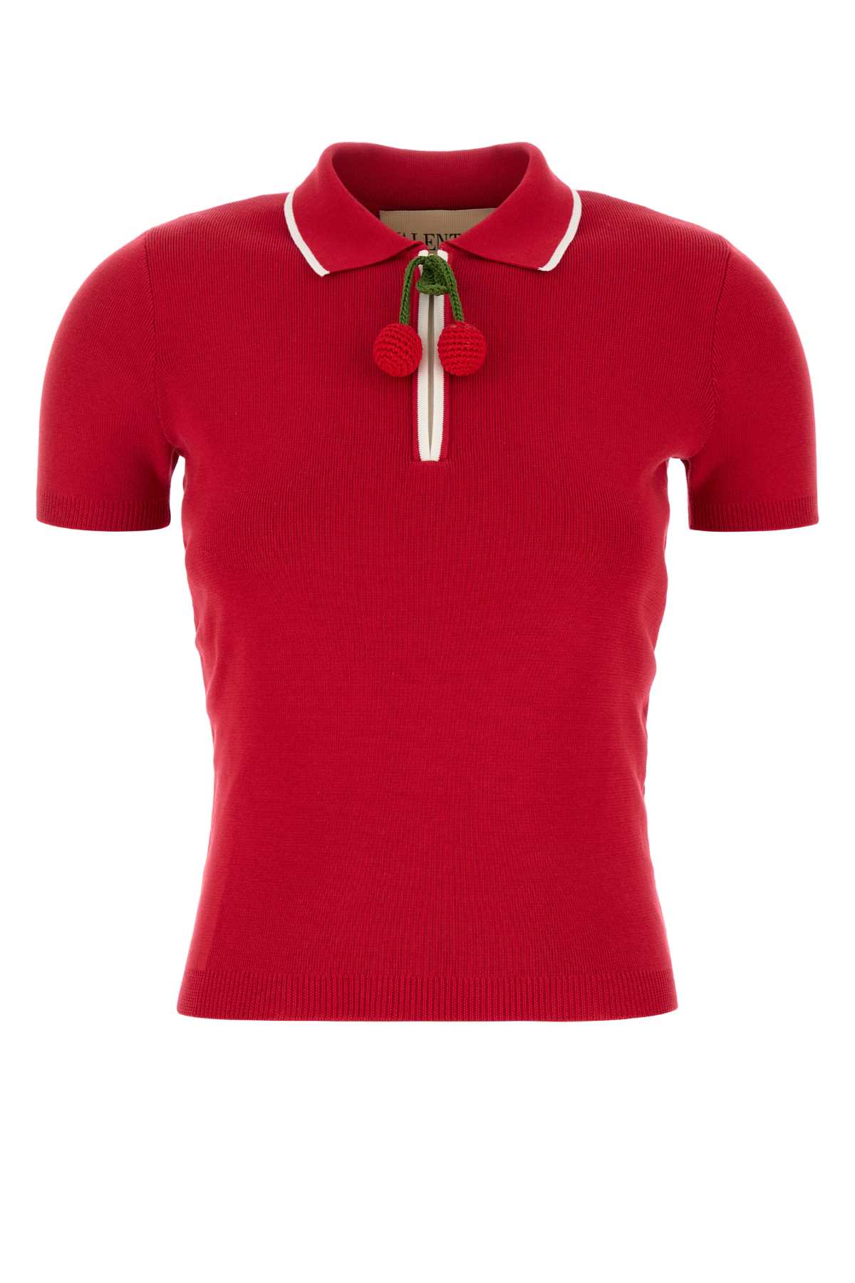 Red cotton polo shirt 7B3KC65F9EQBRT (Valentino Garavani / ポロシャツ ) | Valentino Garavani (ヴァレンティノ)