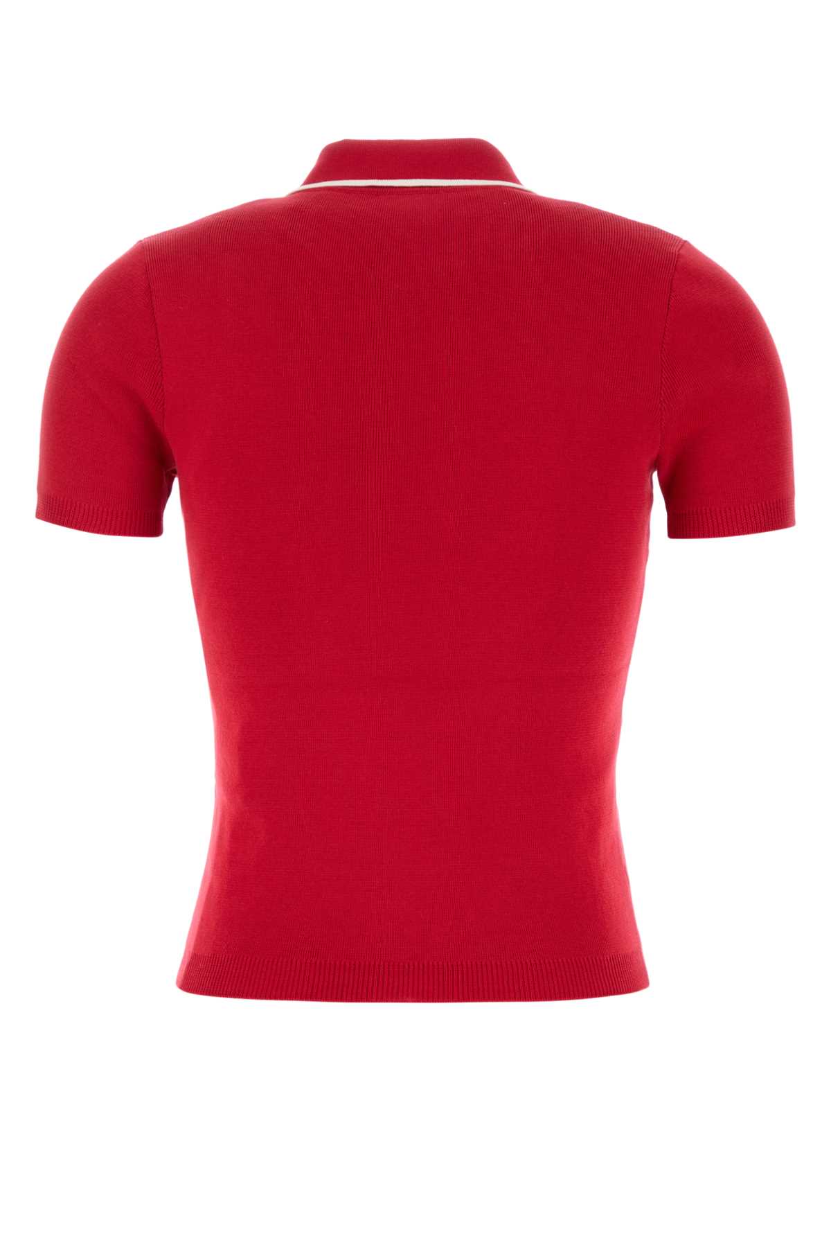 Red cotton polo shirt 7B3KC65F9EQBRT (Valentino Garavani / ポロシャツ ) | Valentino Garavani (ヴァレンティノ)(1)