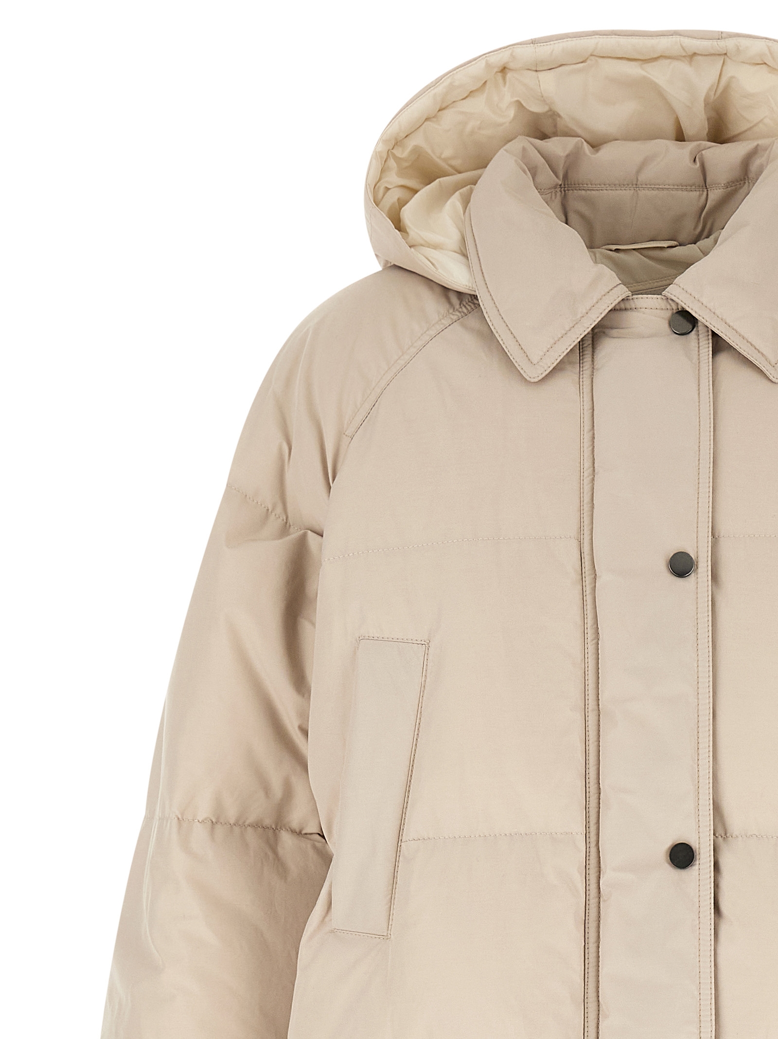 'Shiny Zipper Pull' down jacket MG5019946C7958 (Brunello Cucinelli / ダウンジャケット・コート ) | Brunello Cucinelli (ブルネロ・クチネリ)(3)