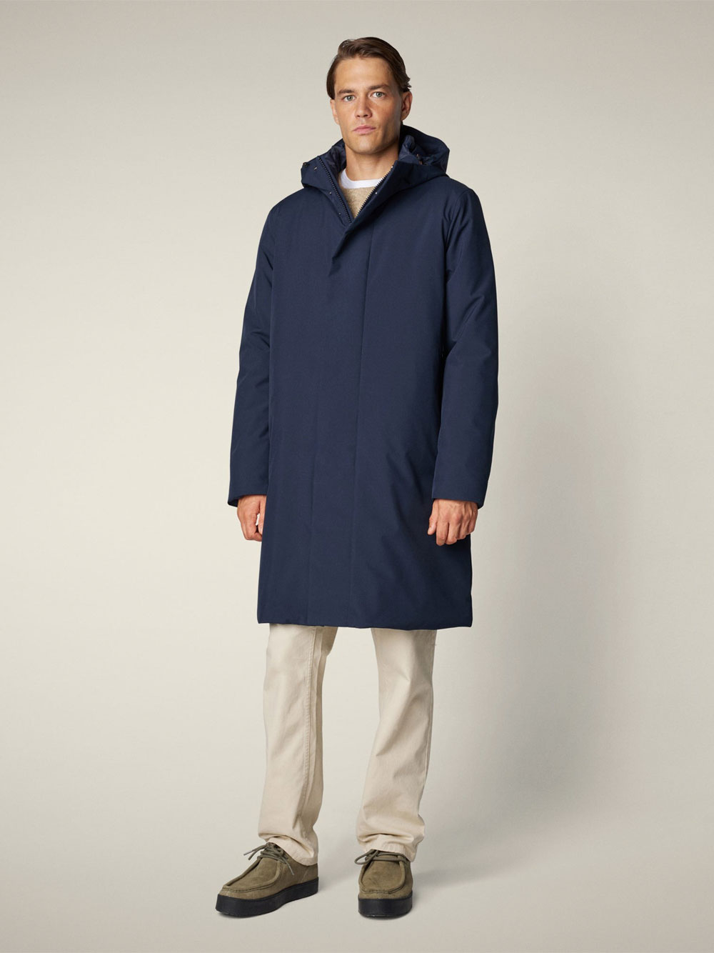 BARRY PADDED RAINCOAT WITH DETACHABLE HOOD D42308MGRIN2190010 (SAVE THE DUCK / コート ) | SAVE THE DUCK (セイブ ザ ダック)(1)