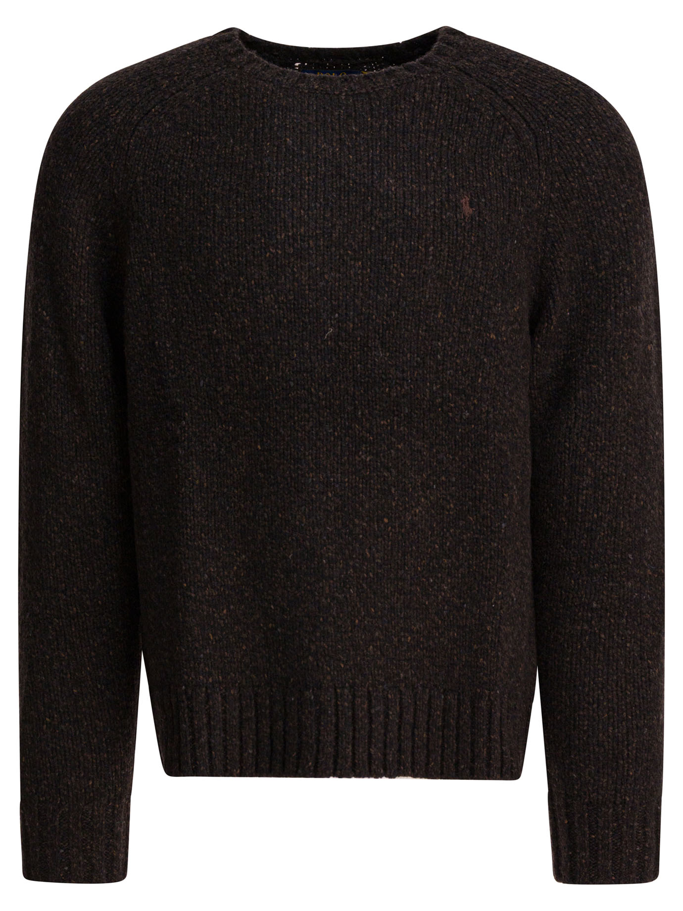 Mottled wool sweater 710982142003CHARCOAL (Polo Ralph Lauren / ニット・セーター・カーディガン ) | Polo Ralph Lauren (ポロ ラルフ ローレン)