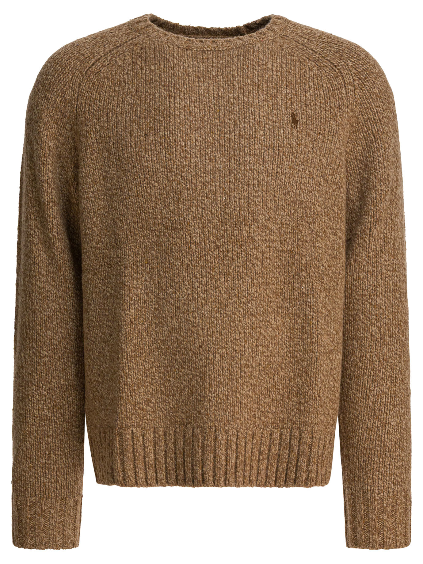 Mottled wool sweater 710982142002CAMEL (Polo Ralph Lauren / ニット・セーター・カーディガン ) | Polo Ralph Lauren (ポロ ラルフ ローレン)