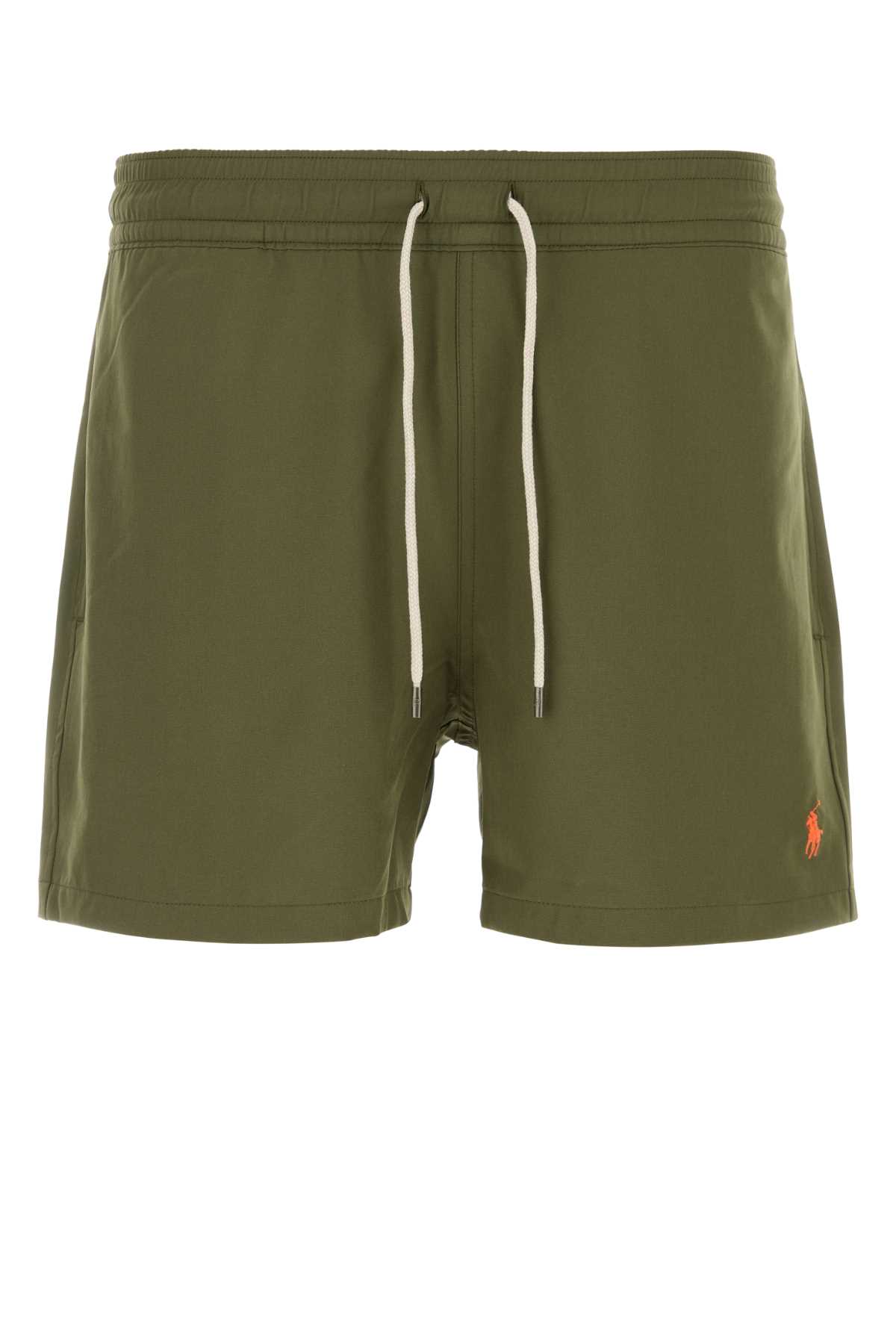 Army green stretch polyester swimming shorts 710969031004 (Polo Ralph Lauren / スイムウェア ) | Polo Ralph Lauren (ポロ ラルフ ローレン)