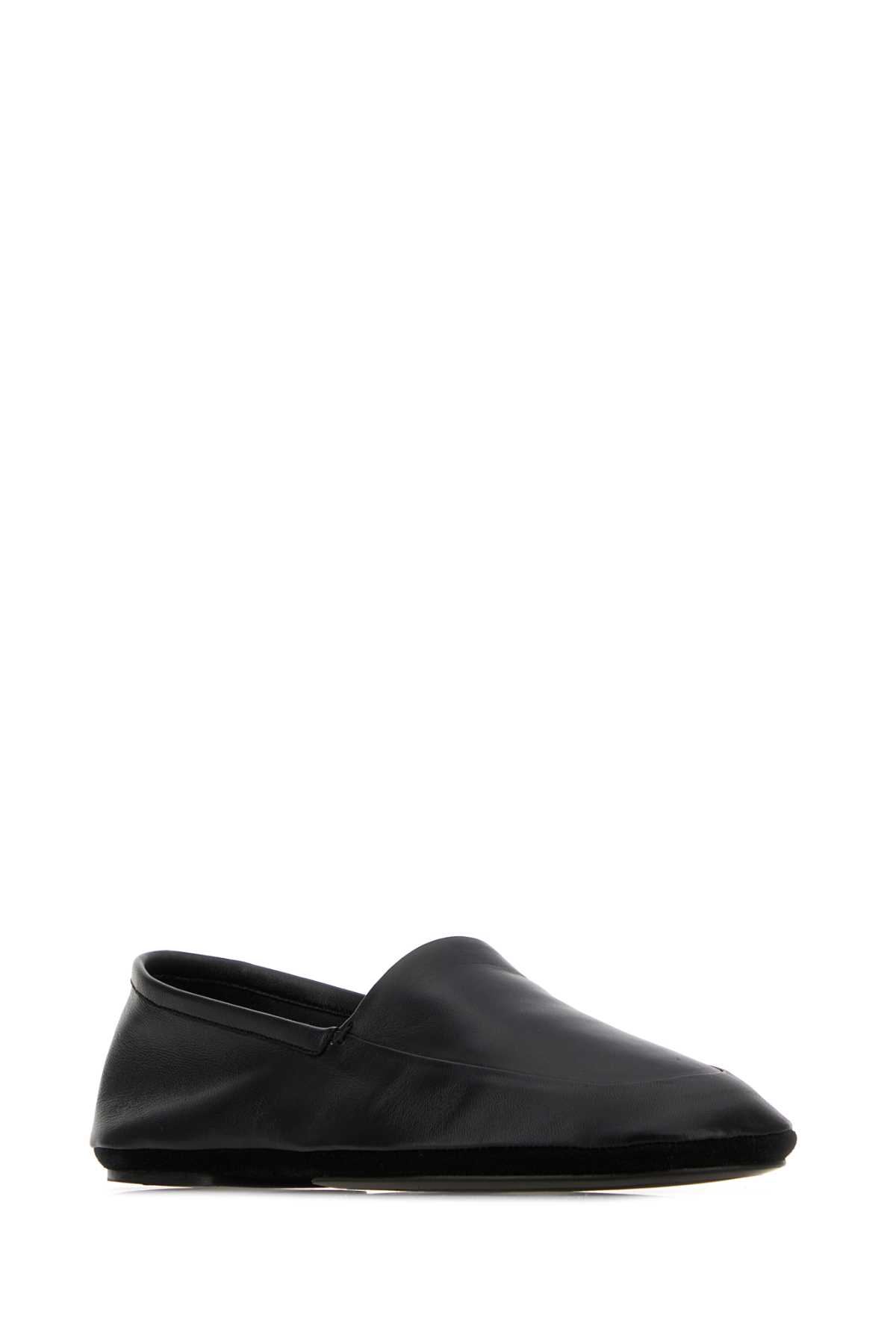 Black leather Indoor slippers FO0233LL0023BK999 (LEMAIRE / フラットシューズ ) | LEMAIRE (ルメール)(1)