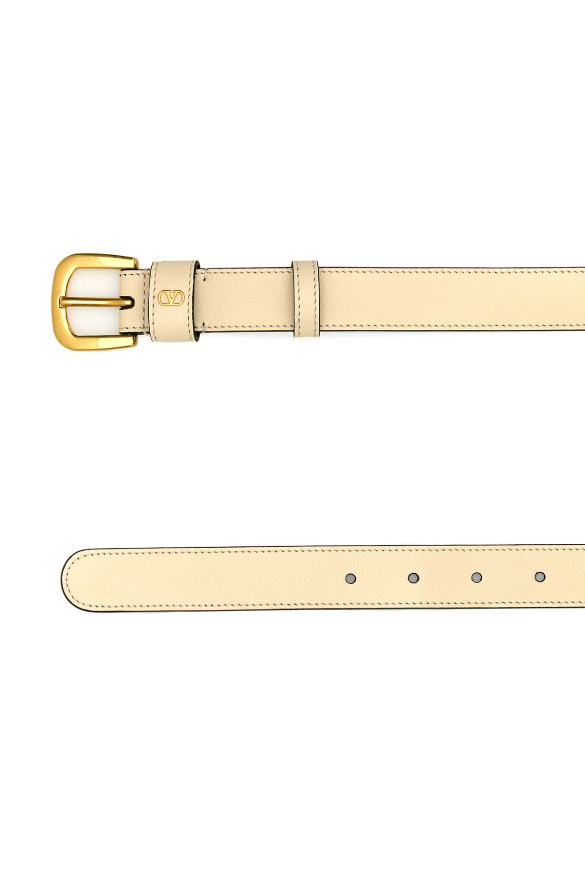 Ivory leather belt 6W0T0SM1PPUREN (Valentino Garavani / ベルト・サスペンダー ) | Valentino Garavani (ヴァレンティノ)(1)