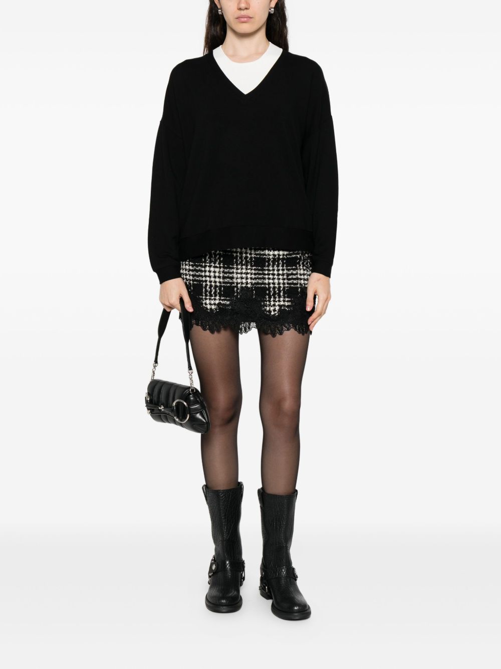 Majestic Filatures Sweaters Black H25M004FSW078002 (MAJESTIC FILATURES / スウェット・フーディー ) | MAJESTIC FILATURES (マジェスティック フィラチュール)(1)