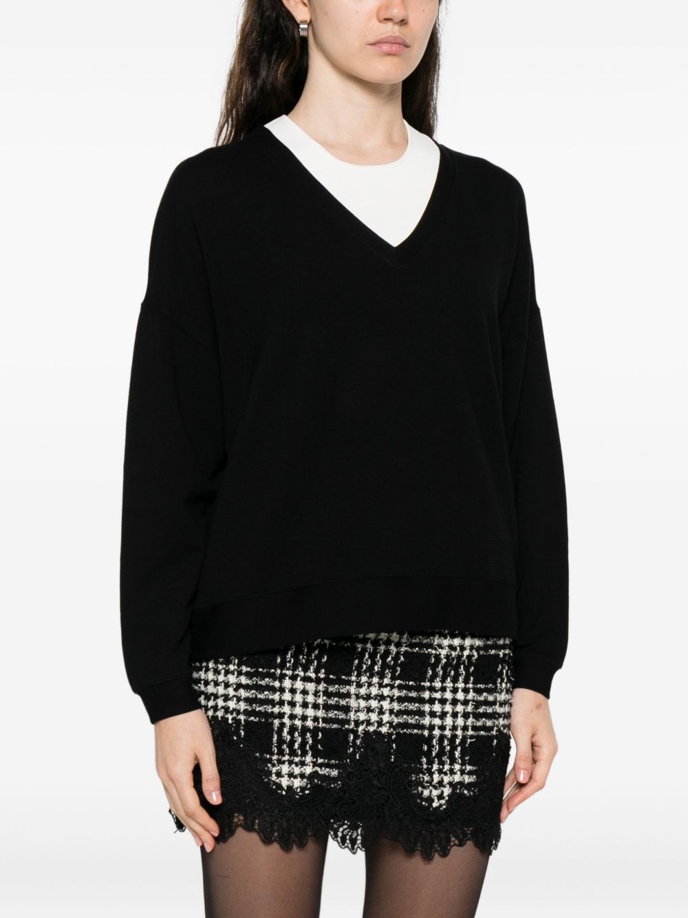 Majestic Filatures Sweaters Black H25M004FSW078002 (MAJESTIC FILATURES / スウェット・フーディー ) | MAJESTIC FILATURES (マジェスティック フィラチュール)(3)