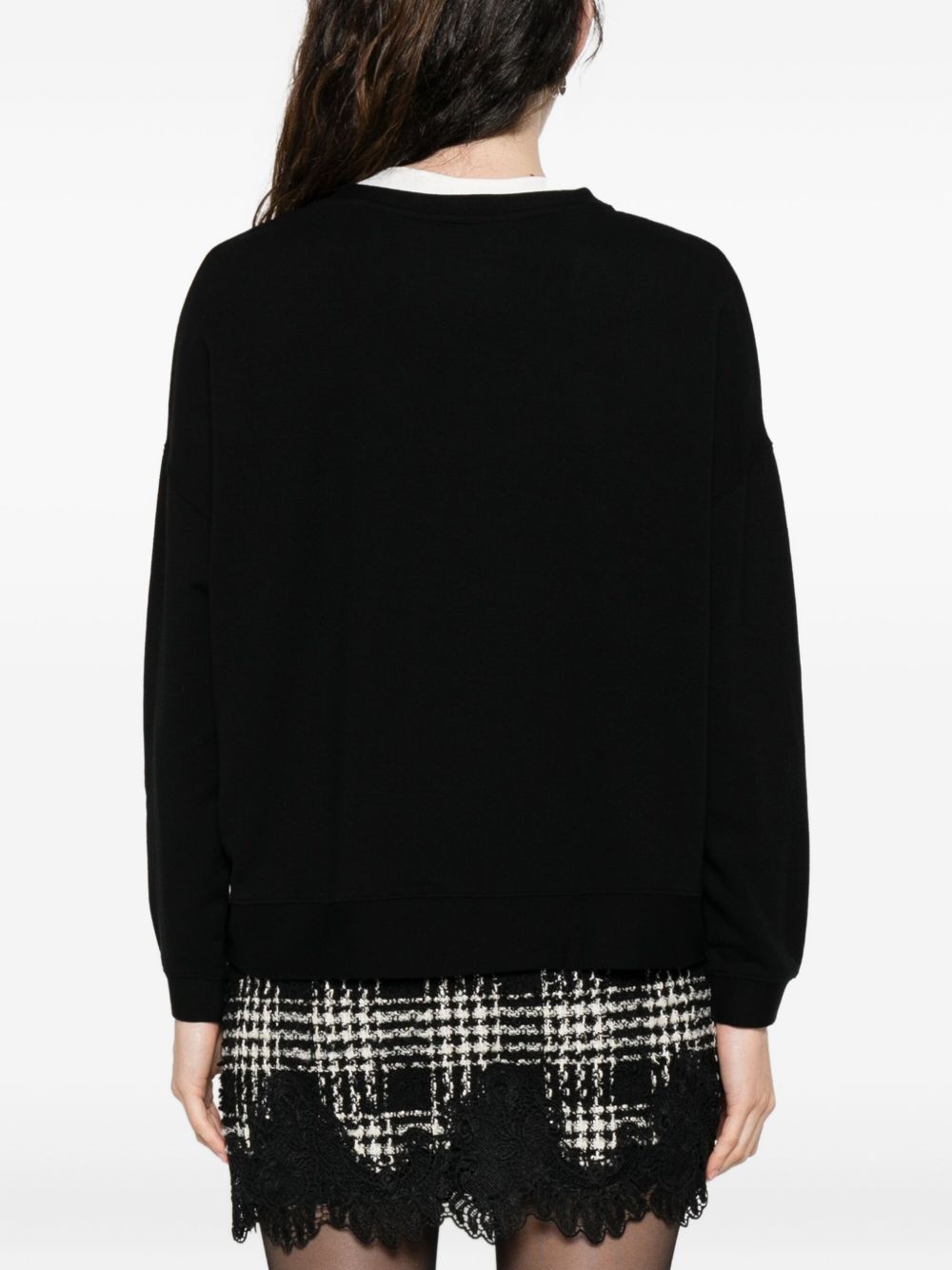 Majestic Filatures Sweaters Black H25M004FSW078002 (MAJESTIC FILATURES / スウェット・フーディー ) | MAJESTIC FILATURES (マジェスティック フィラチュール)(4)