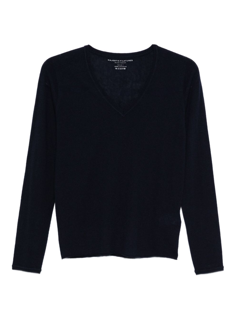 Majestic Filatures Sweaters Blue H25M251FPU671003 (MAJESTIC FILATURES / ニット・セーター・カーディガン ) | MAJESTIC FILATURES (マジェスティック フィラチュール)