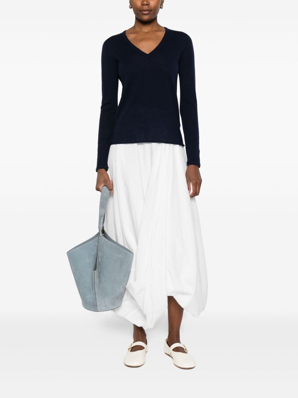 Majestic Filatures Sweaters Blue H25M251FPU671003 (MAJESTIC FILATURES / ニット・セーター・カーディガン ) | MAJESTIC FILATURES (マジェスティック フィラチュール)(1)