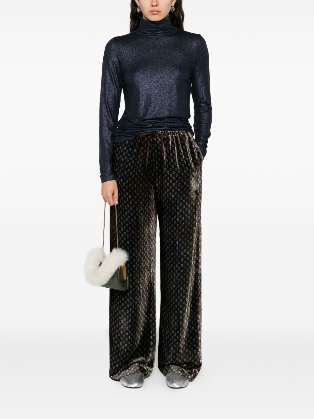 Majestic Filatures Sweaters Blue H25M014FTS011003 (MAJESTIC FILATURES / ニット・セーター・カーディガン ) | MAJESTIC FILATURES (マジェスティック フィラチュール)(1)