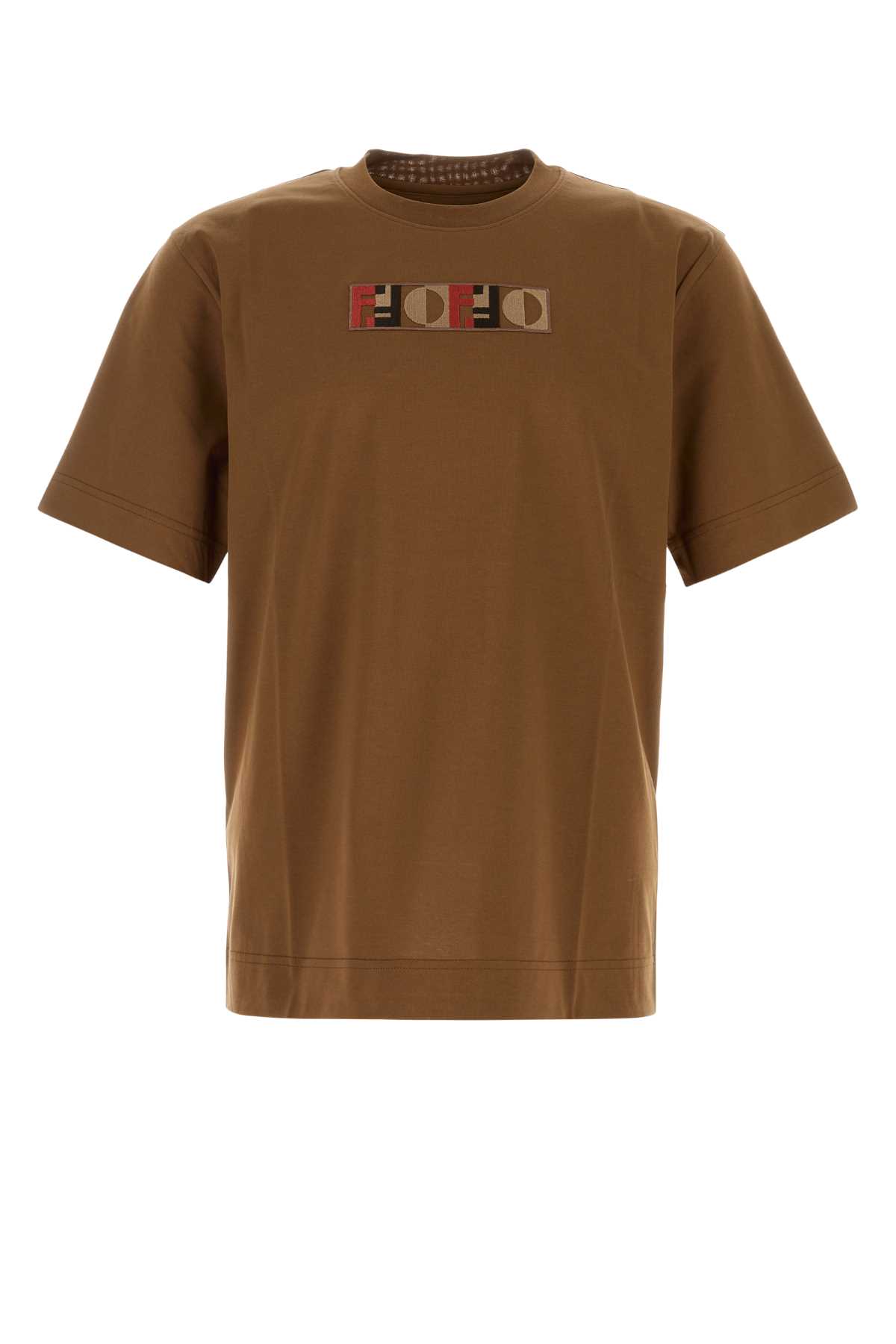Biscuit cotton t-shirt FY0936AOZ3F0QB3 (FENDI / Tシャツ・カットソー ) | FENDI (フェンディ)