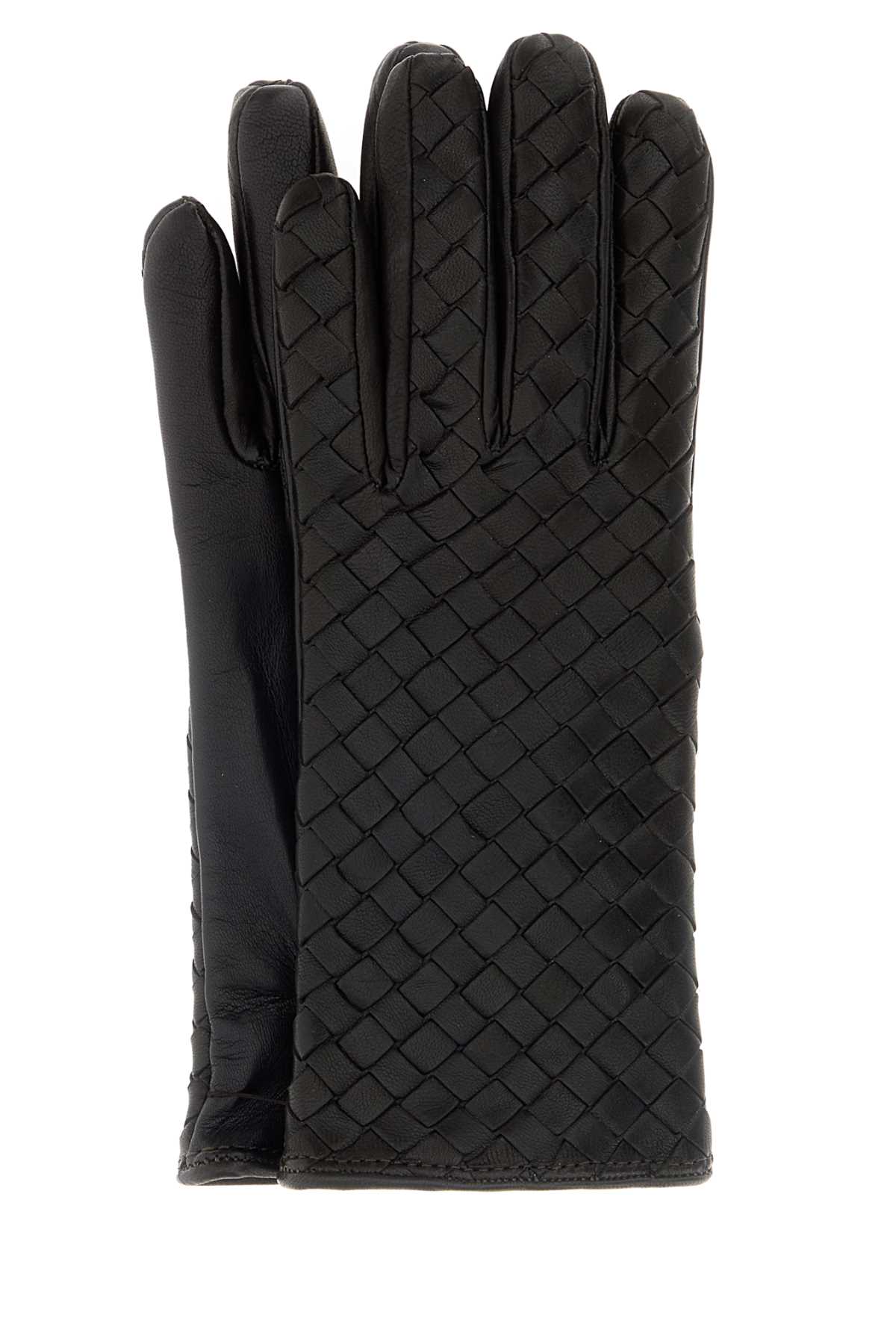 Dark brown leather gloves 804439V01712113 (Bottega Veneta / グローブ ) | Bottega Veneta (ボッテガ・ヴェネタ)